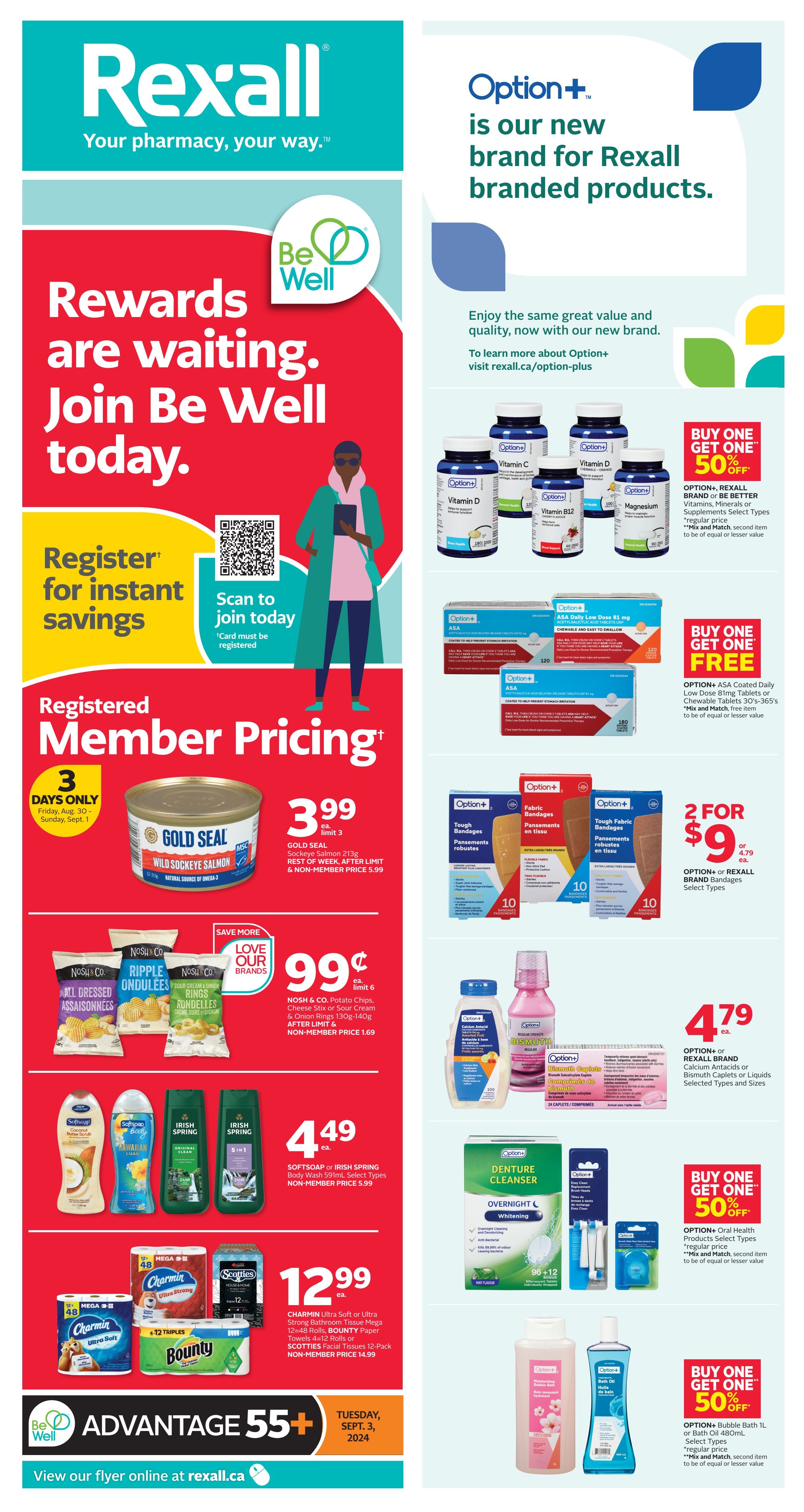 Rexall (AB, SK) Flyer August 28 to September 3