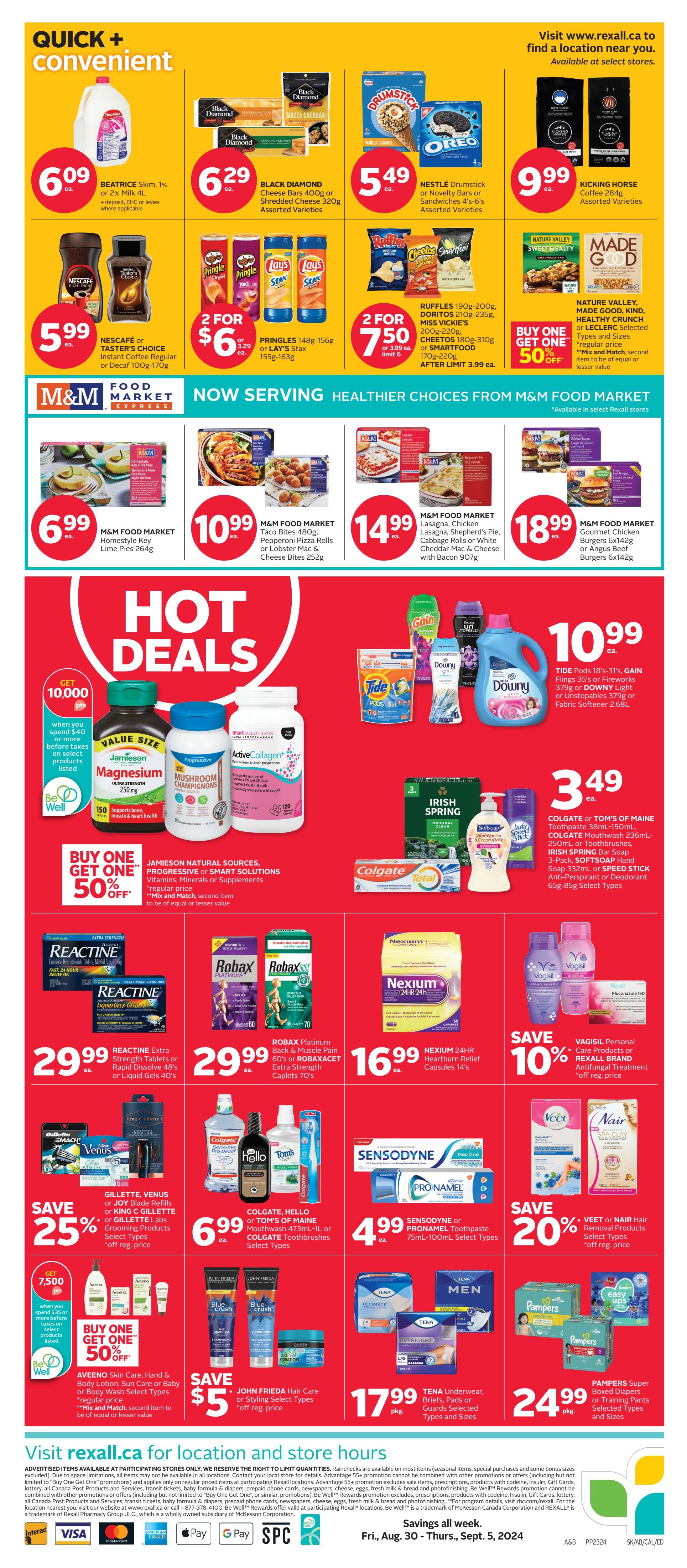 Rexall (AB, SK) Flyer August 28 to September 3