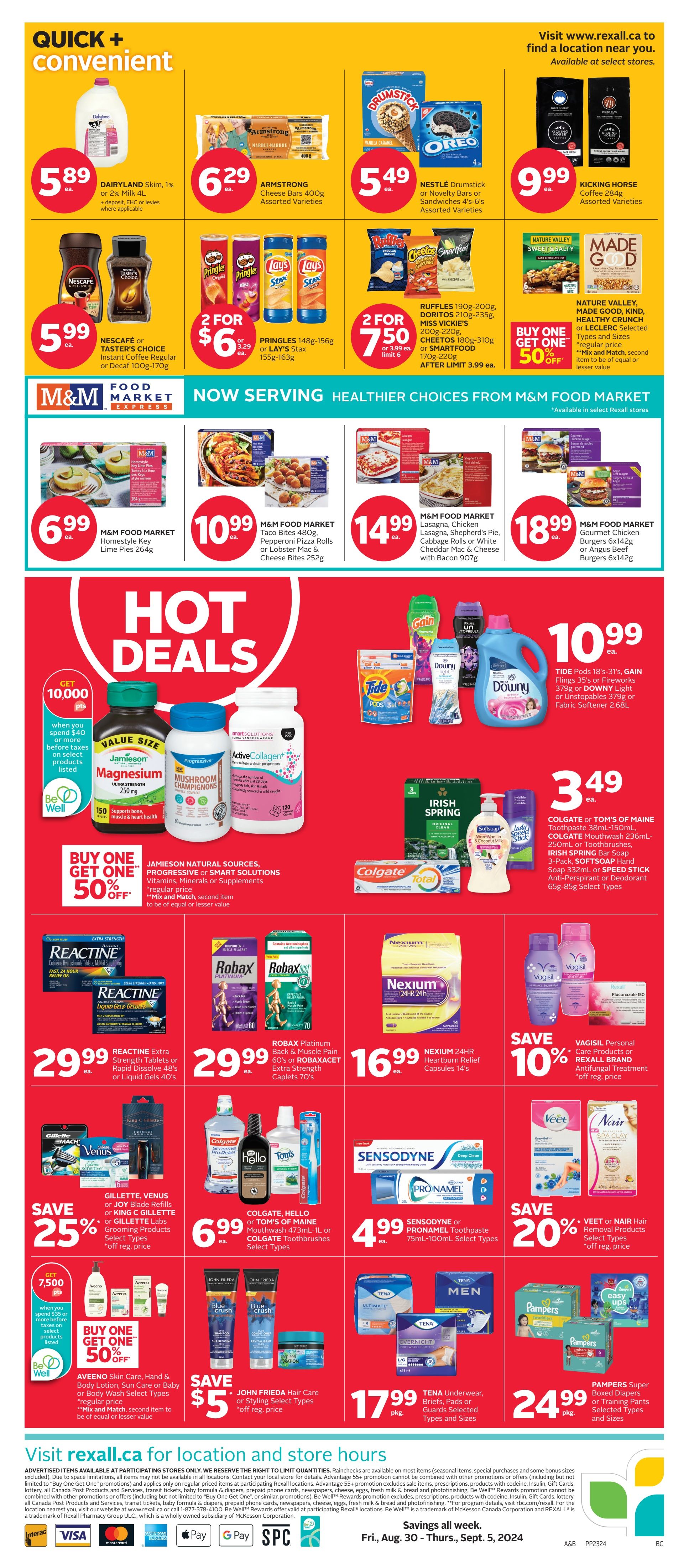 Rexall (BC) Flyer August 28 to September 3