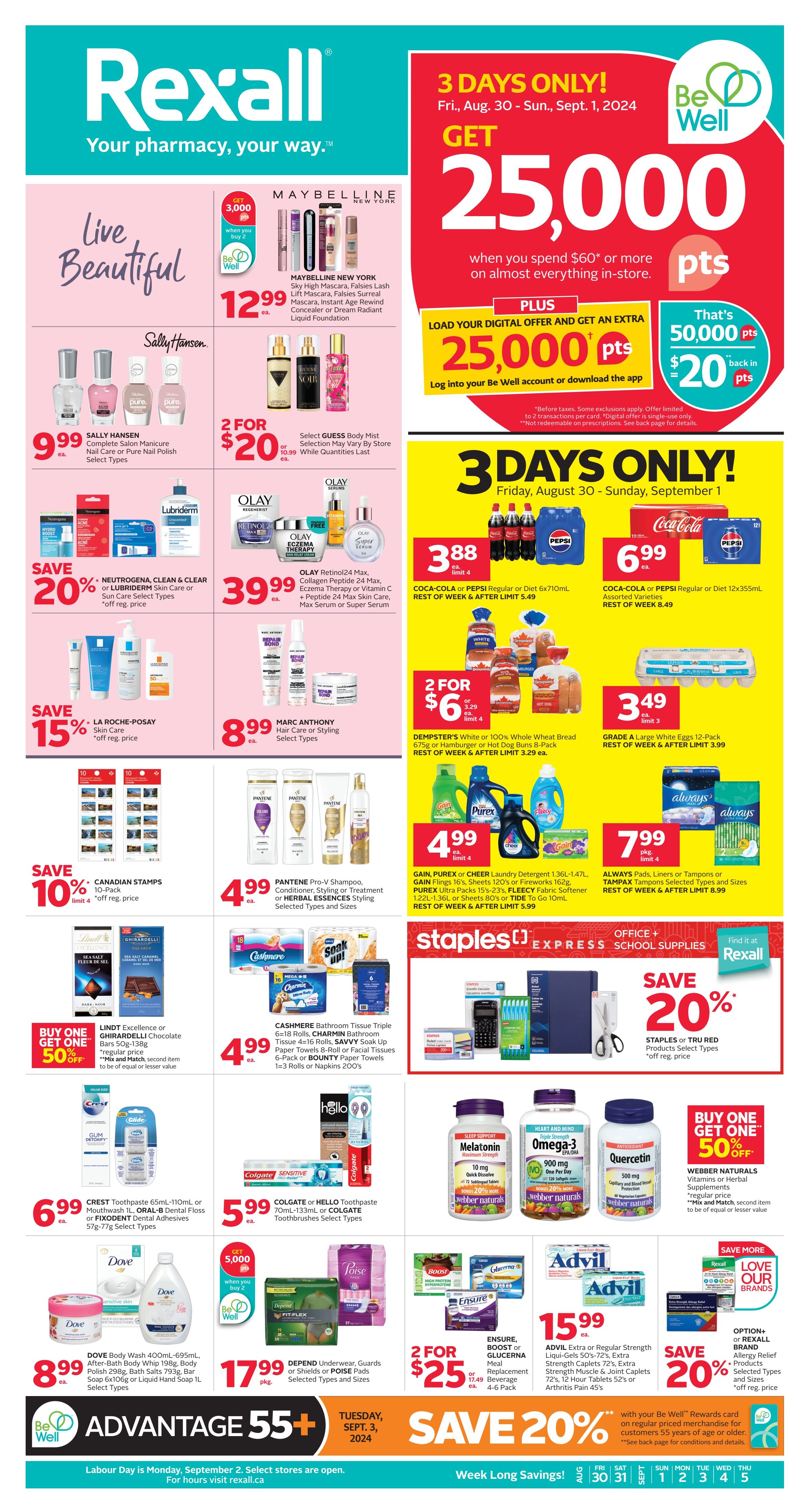 Rexall (ON) Flyer August 28 to September 3