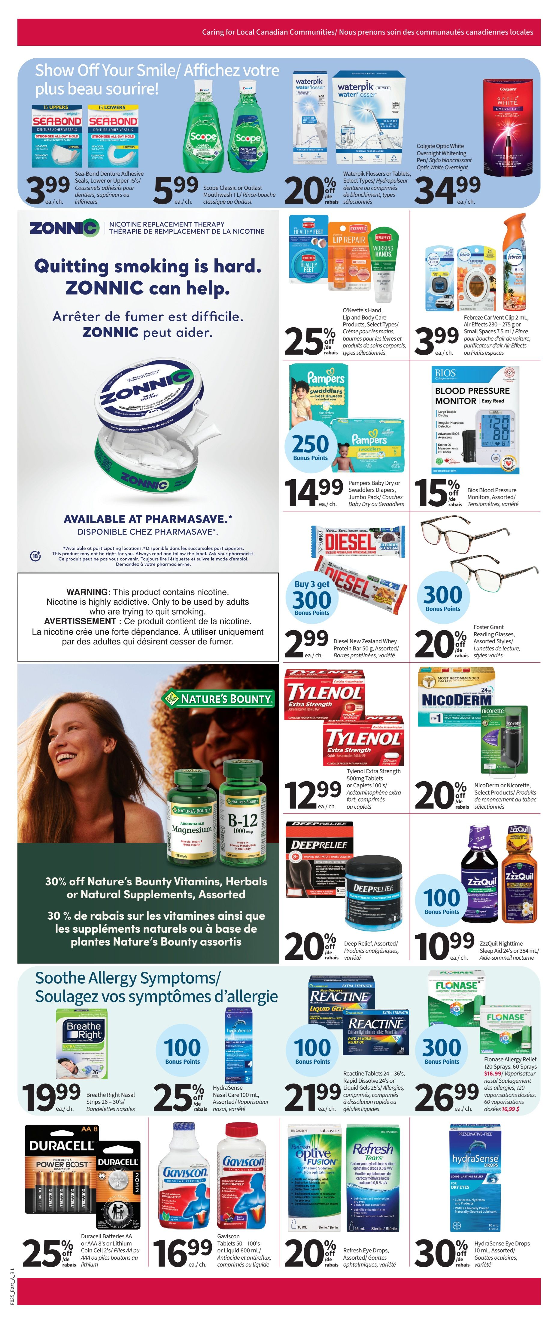 Pharmasave (NB) Flyer August 28 to September 3