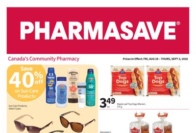 Pharmasave (Atlantic) Flyer August 28 to September 3
