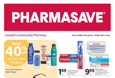 Pharmasave (ON) Flyer August 28 to September 3