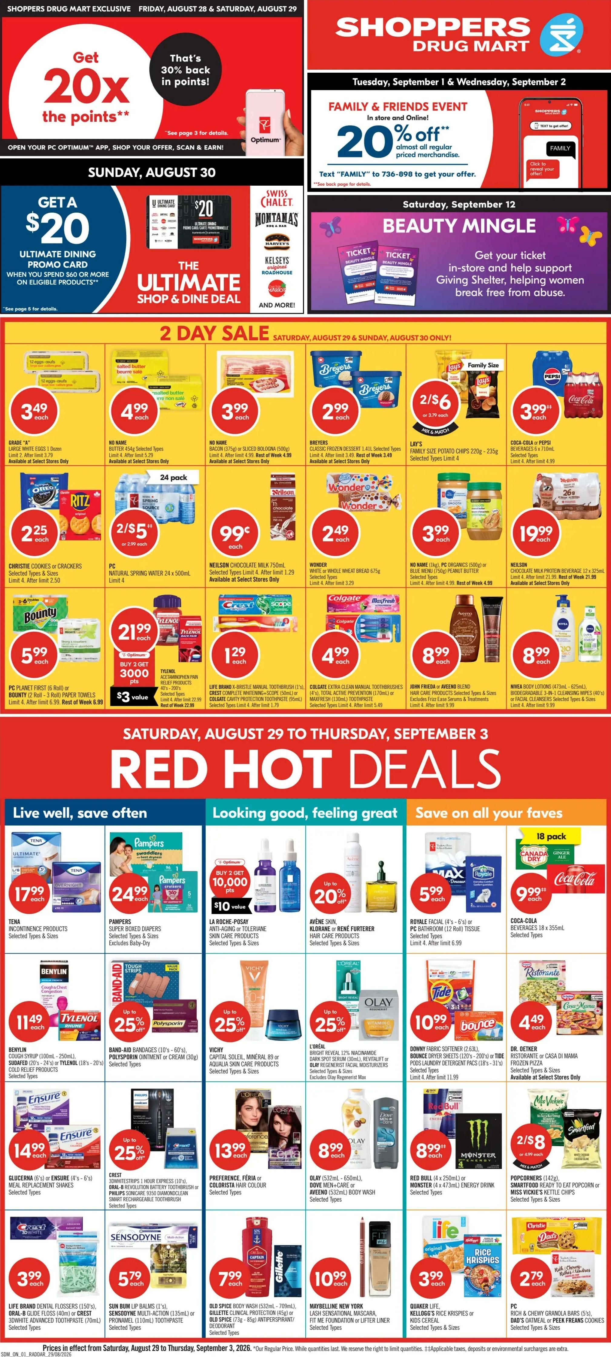 Shoppers Drug Mart (ON) Flyer August 29 to September 3