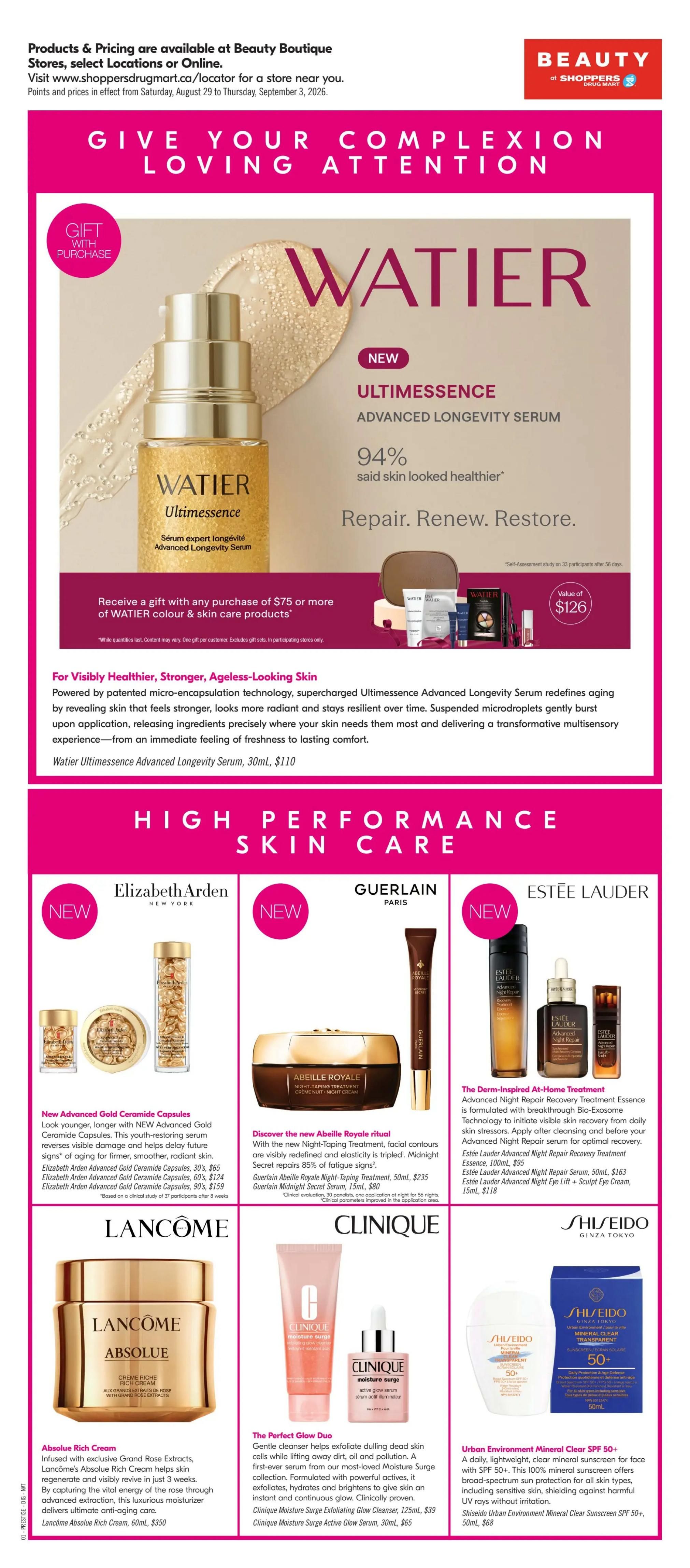 Shoppers Drug Mart (ON) Flyer August 29 to September 3