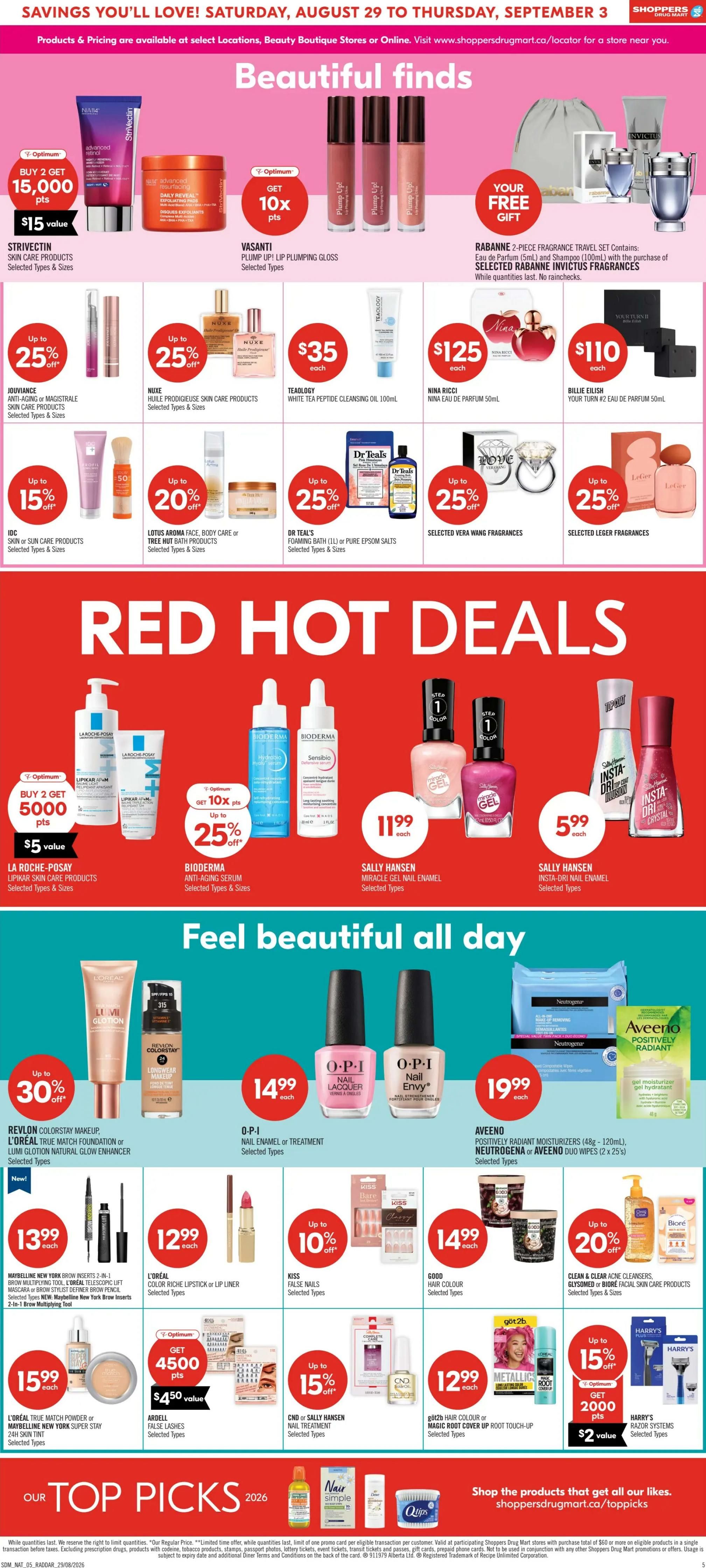 Shoppers Drug Mart (ON) Flyer August 29 to September 3