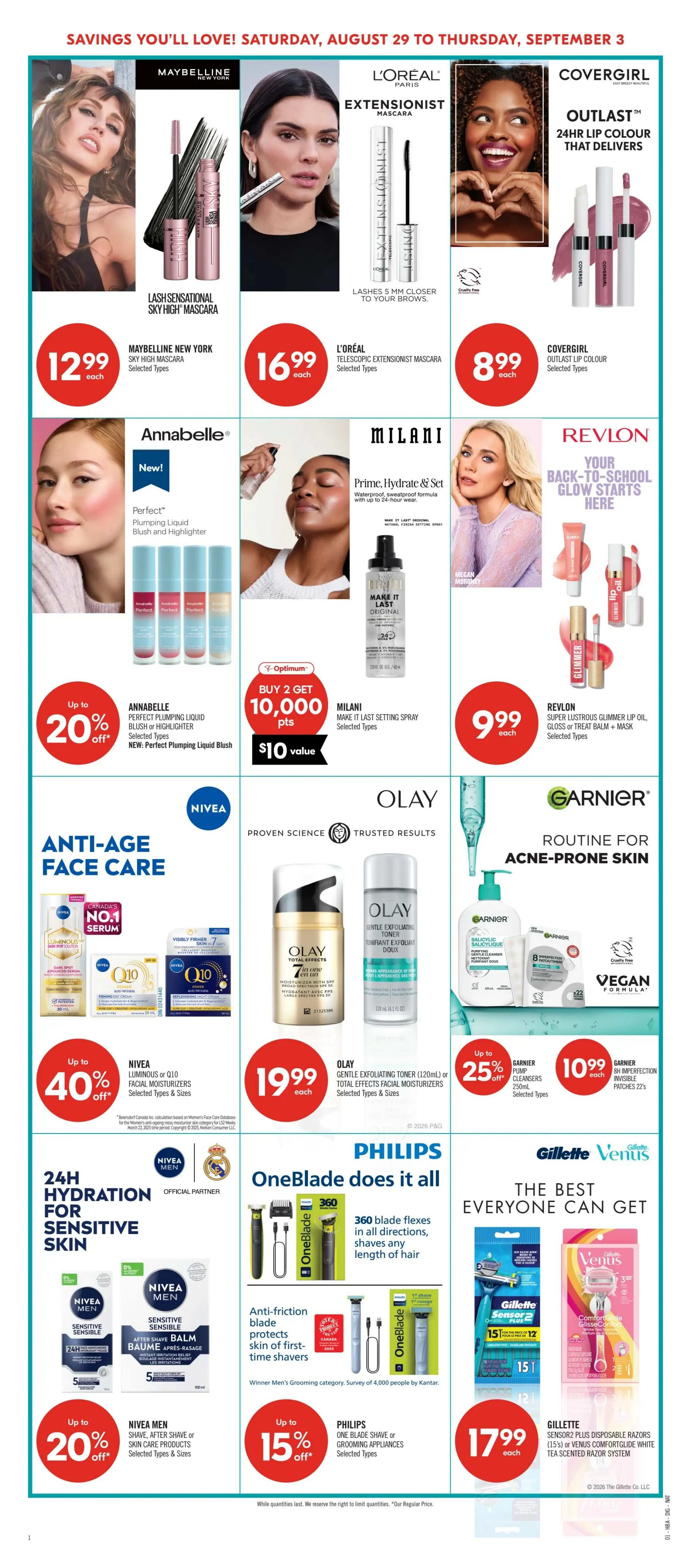 Shoppers Drug Mart (ON) Flyer August 29 to September 3