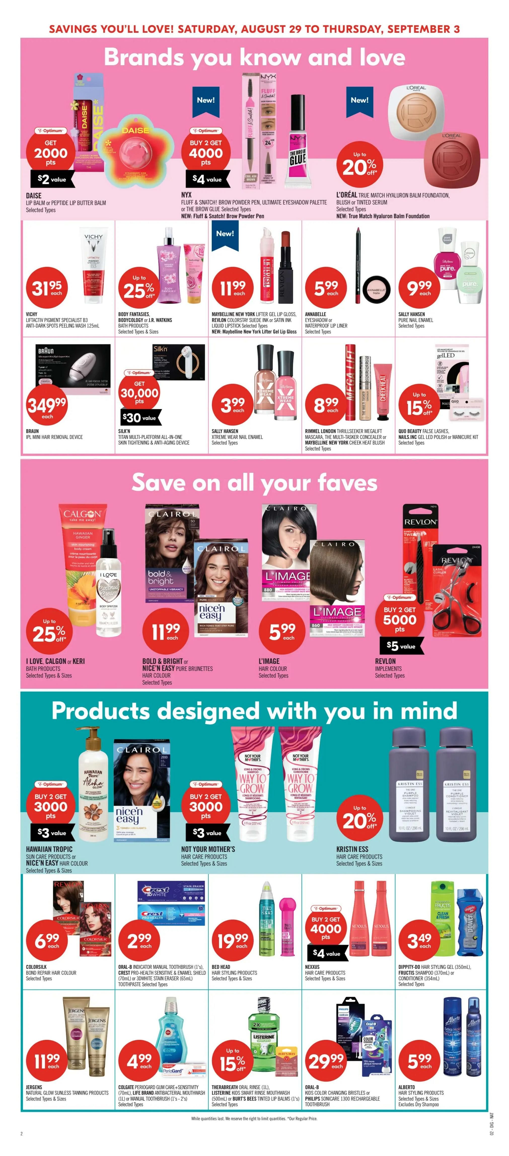 Shoppers Drug Mart (ON) Flyer August 29 to September 3