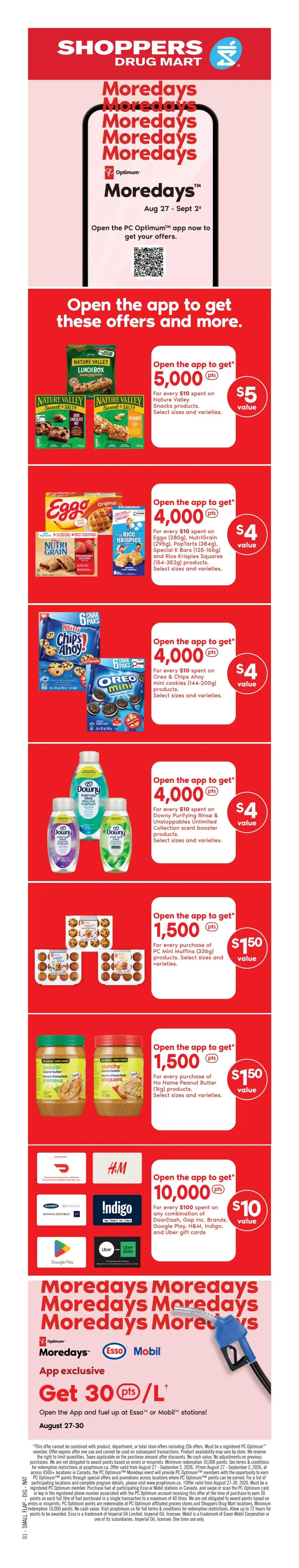 Shoppers Drug Mart (ON) Flyer August 29 to September 3