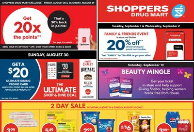 Shoppers Drug Mart (Atlantic) Flyer August 29 to September 3