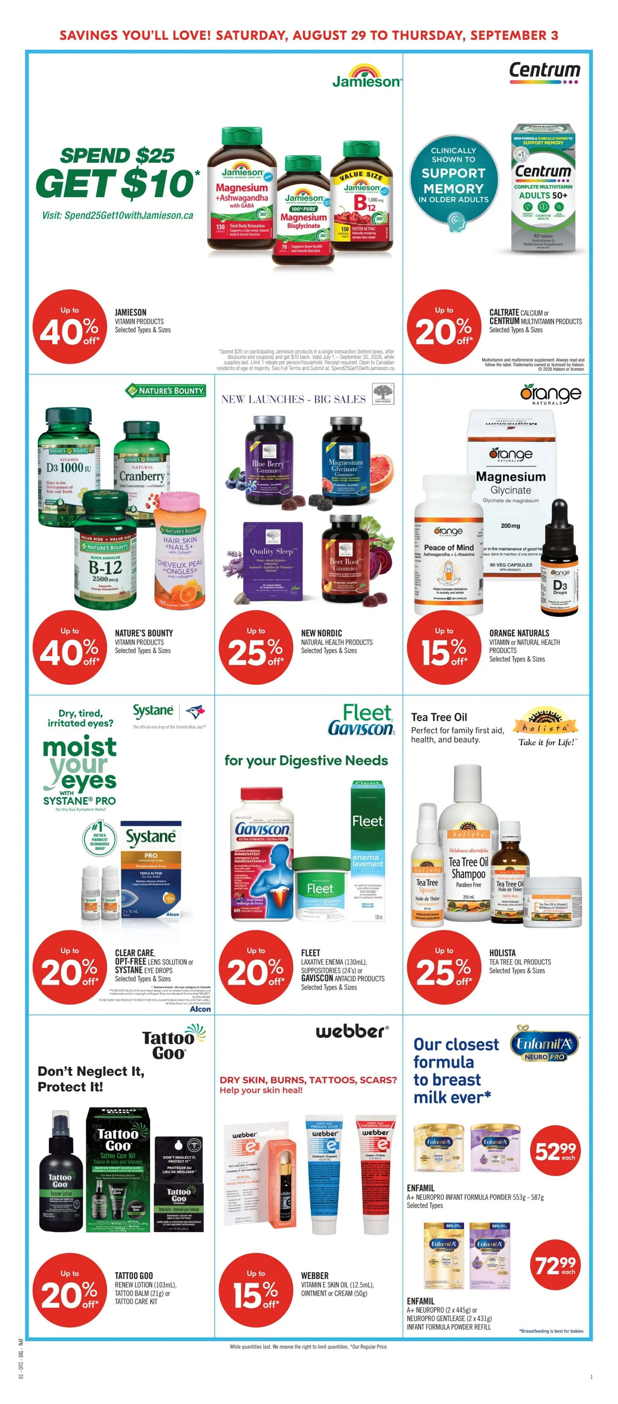 Shoppers Drug Mart (Atlantic) Flyer August 29 to September 3