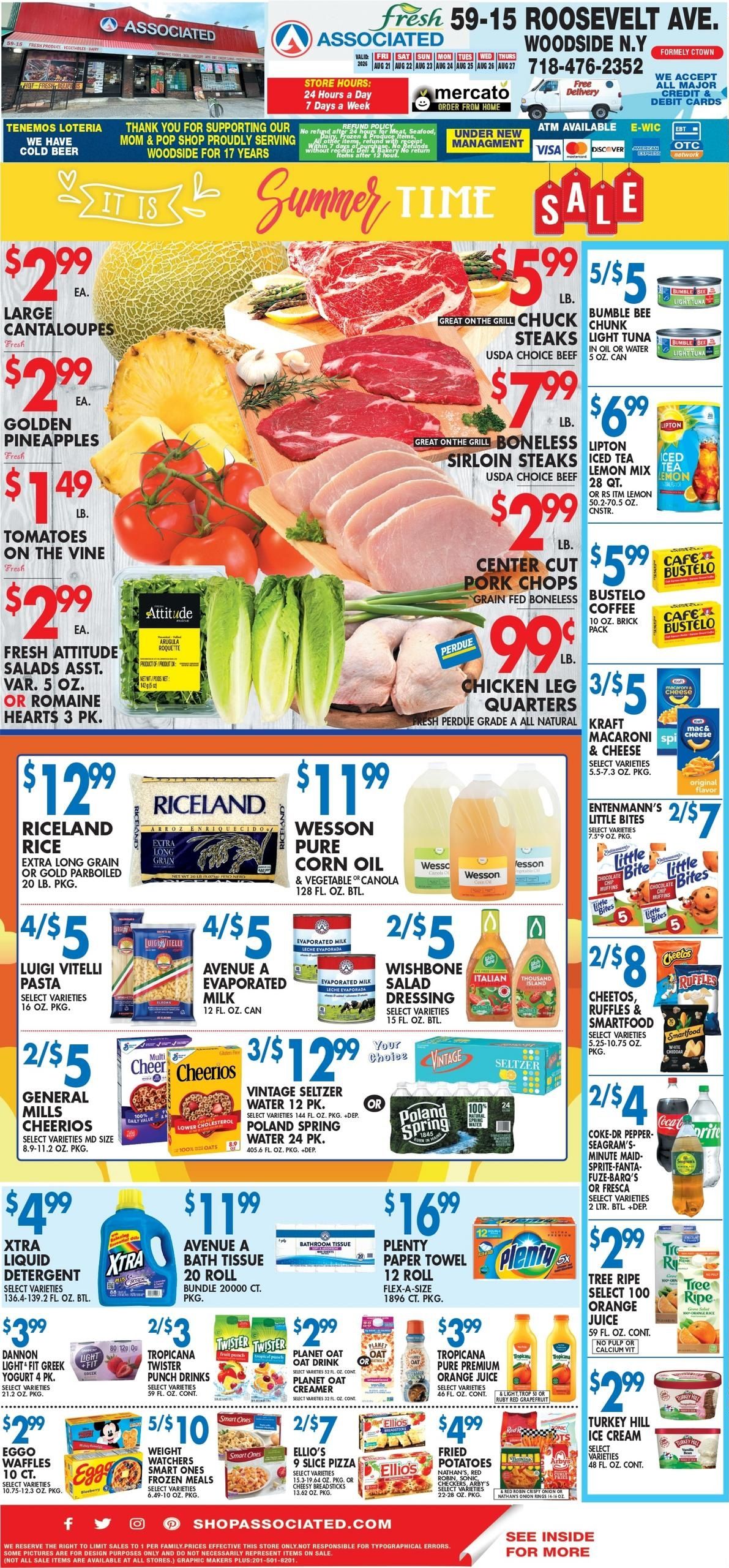 Associated Supermarkets (Brooklyn Area, NY) Weekly Ad August 21 - 27, 2026