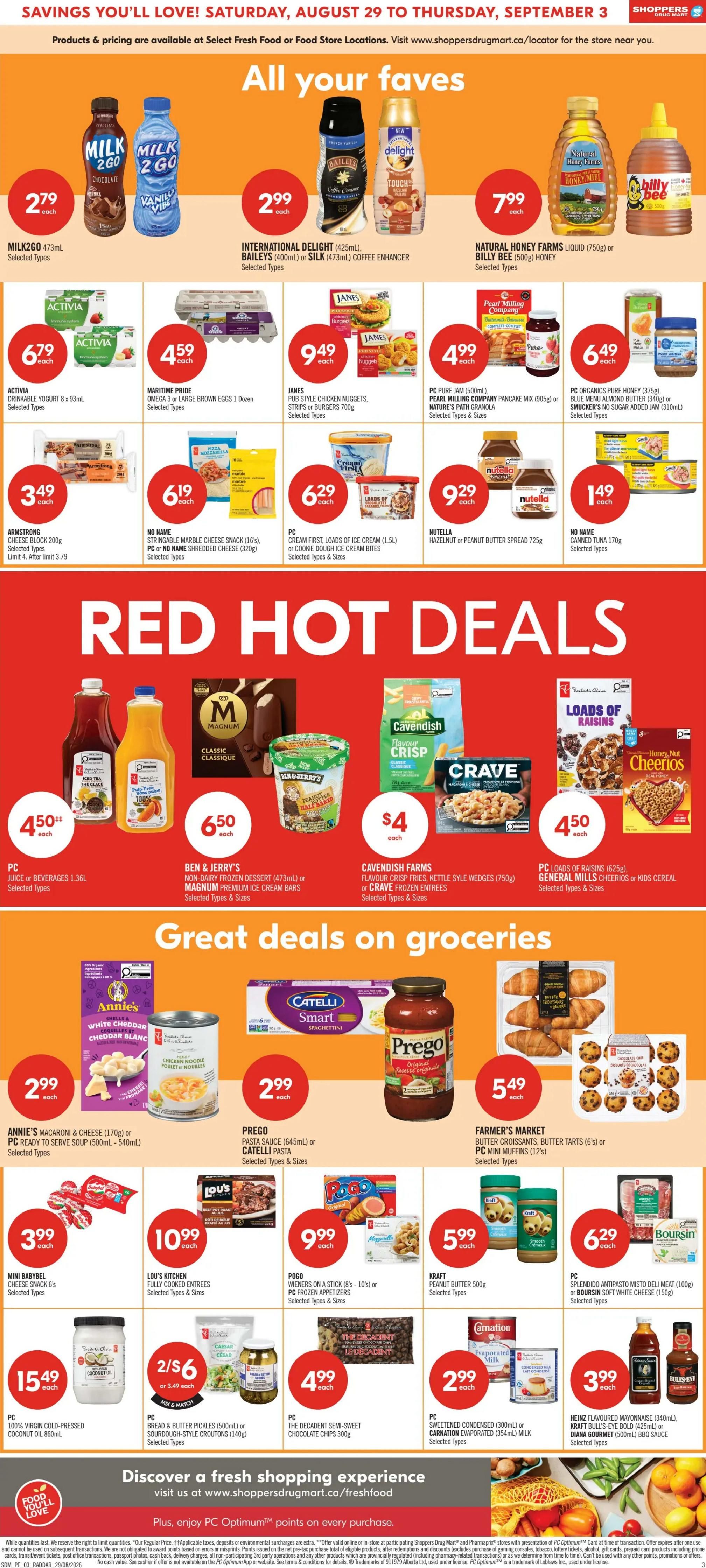Shoppers Drug Mart (West) Flyer August 29 to September 3
