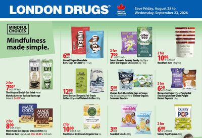 London Drugs Mindful Choices Flyer August 28 to September 23
