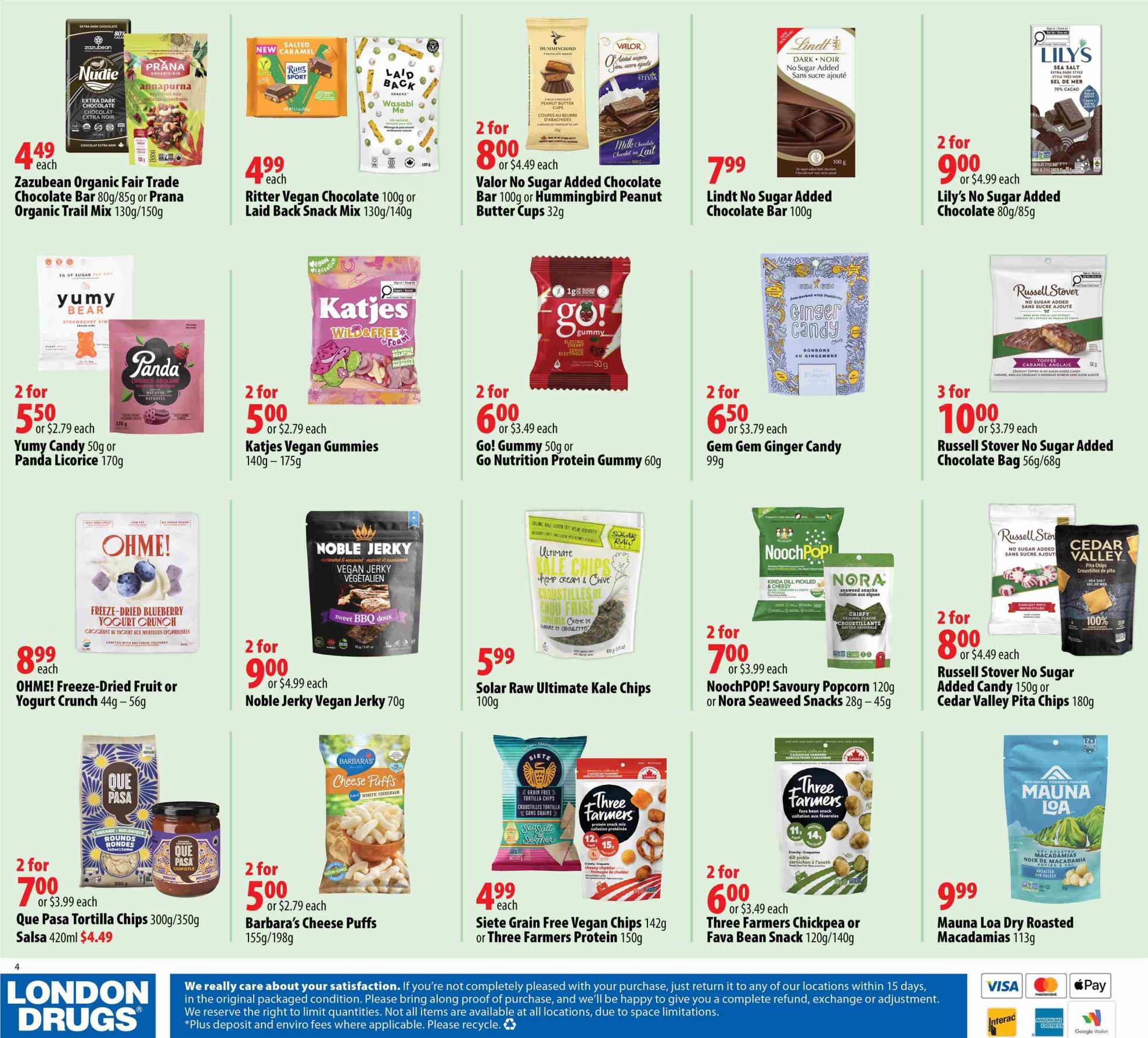 London Drugs Mindful Choices Flyer August 28 to September 23