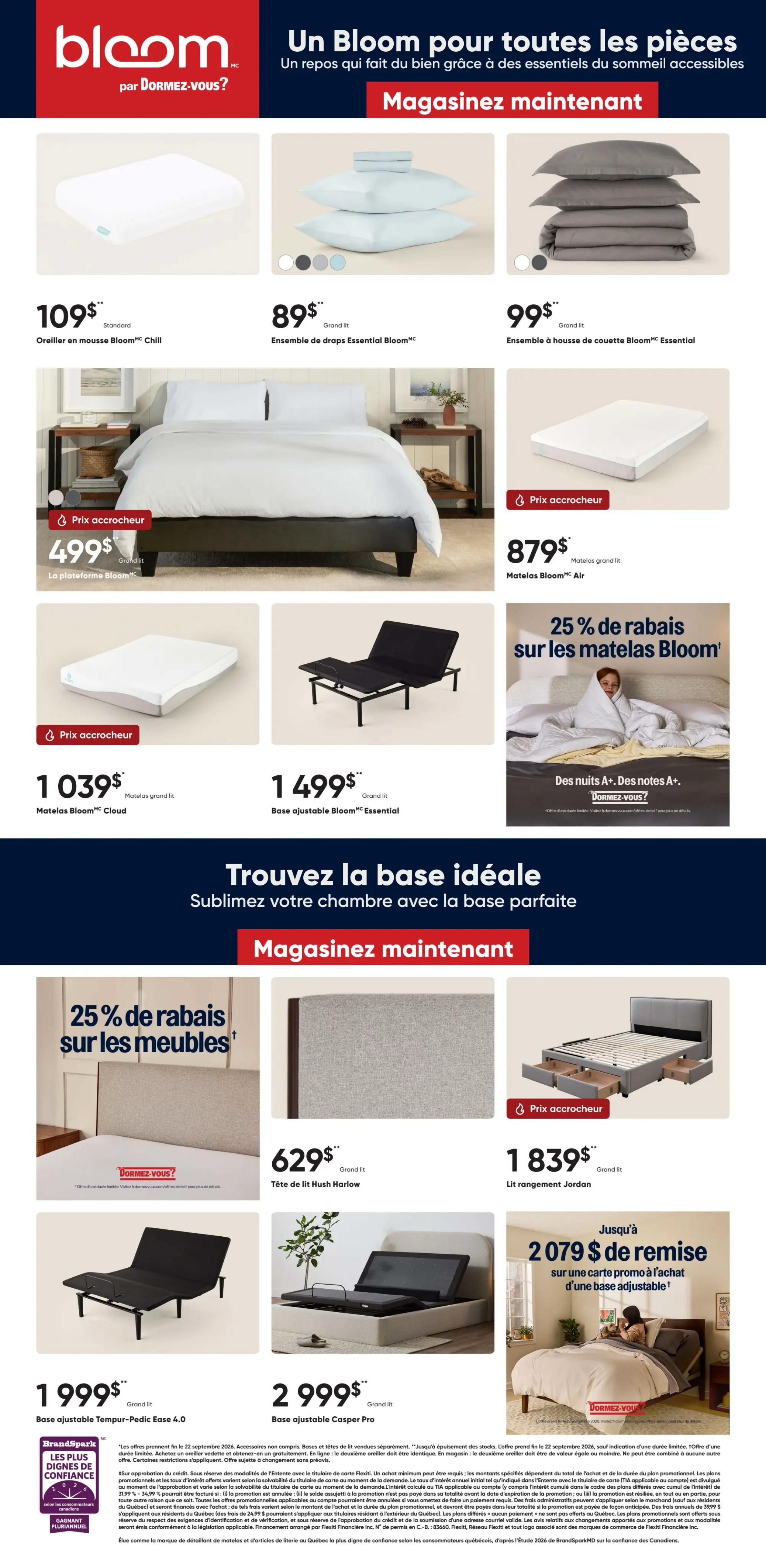 Dormez-vous Flyer August 28 to September 1