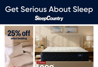 Sleep Country Flyer August 26 to September 1