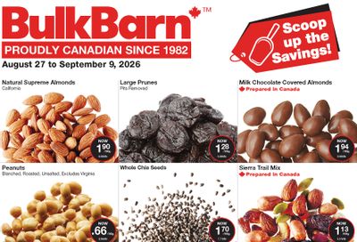 Bulk Barn Flyer August 27 to September 9