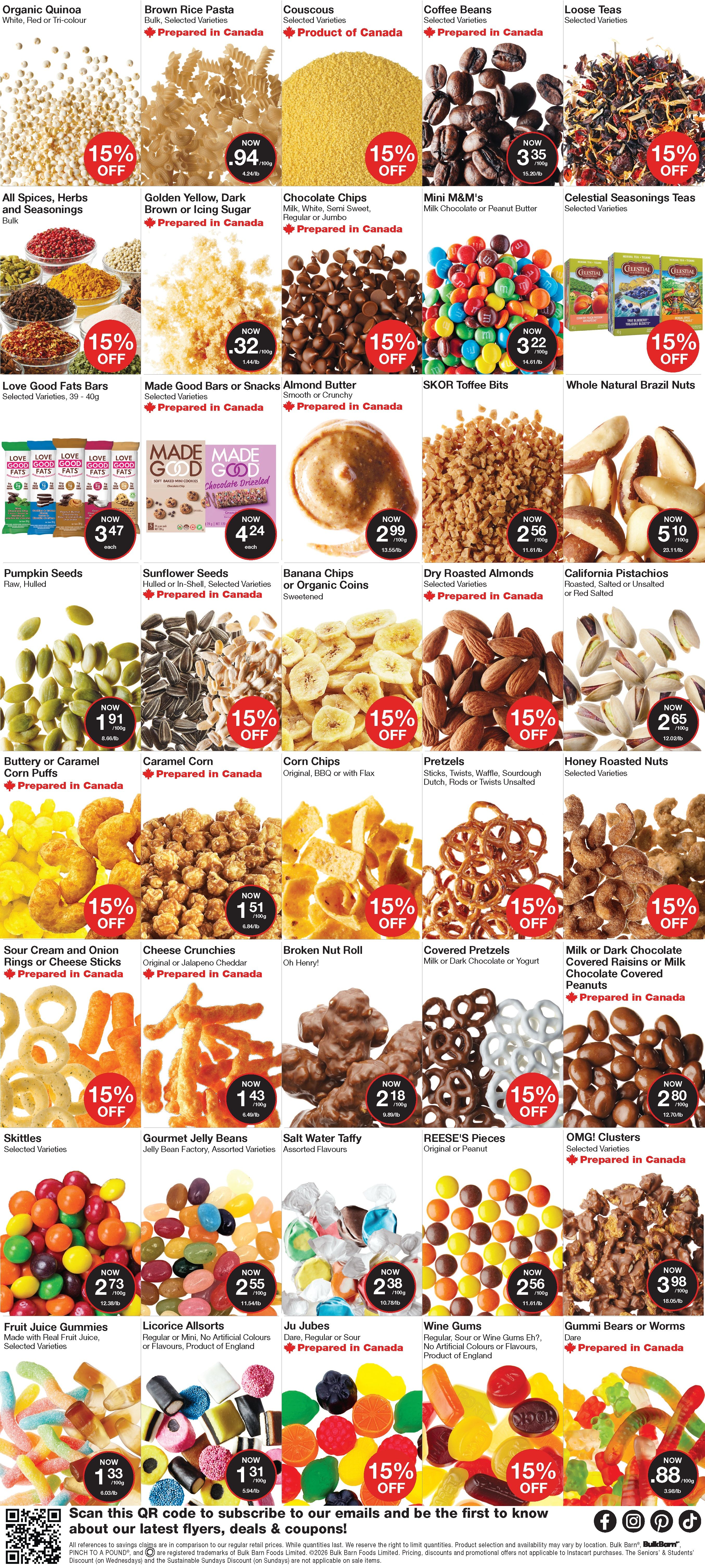 Bulk Barn Flyer August 27 to September 9