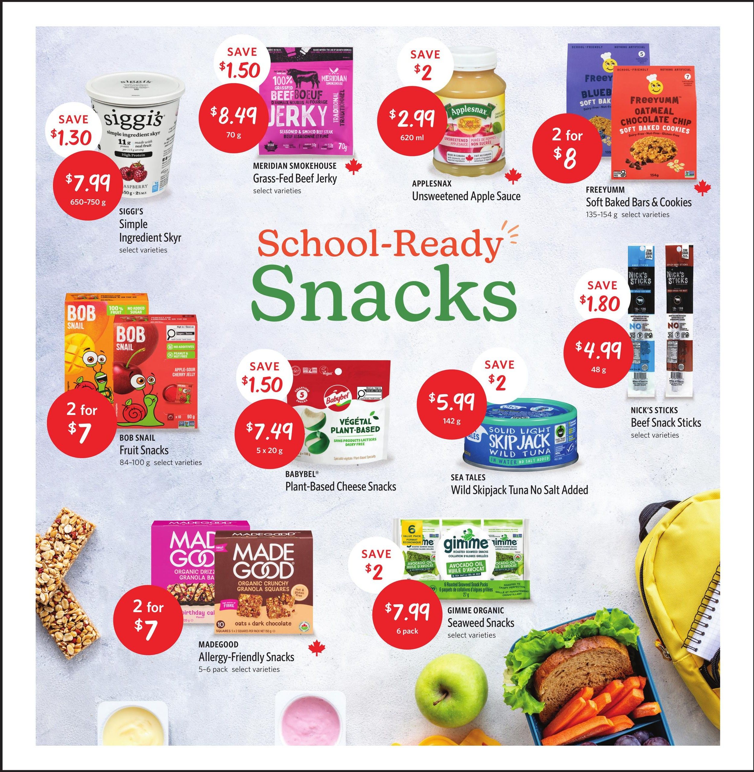 Nature's Fare Markets Flyer August 27 to September 9