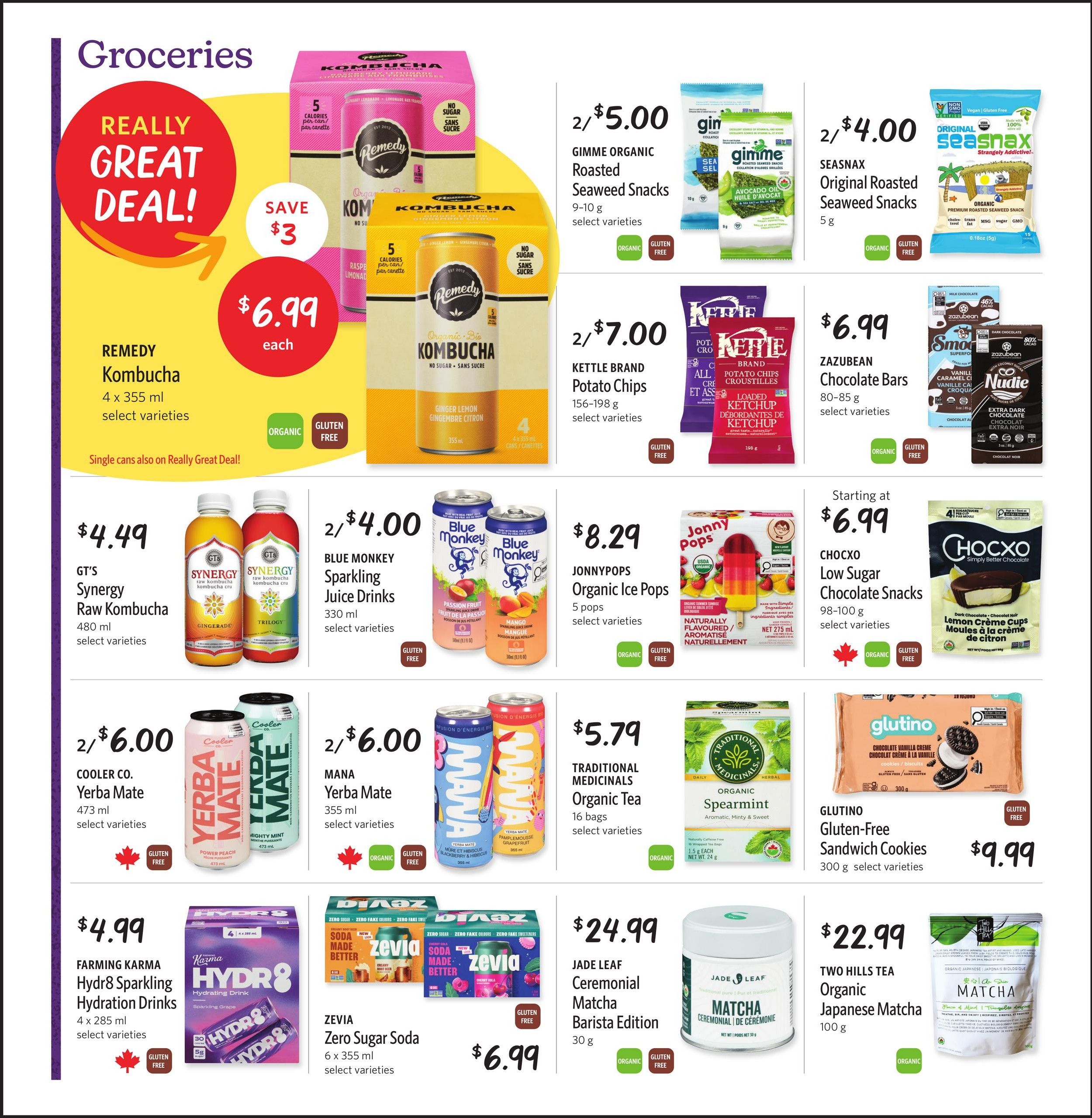 Nature's Fare Markets Flyer August 27 to September 9