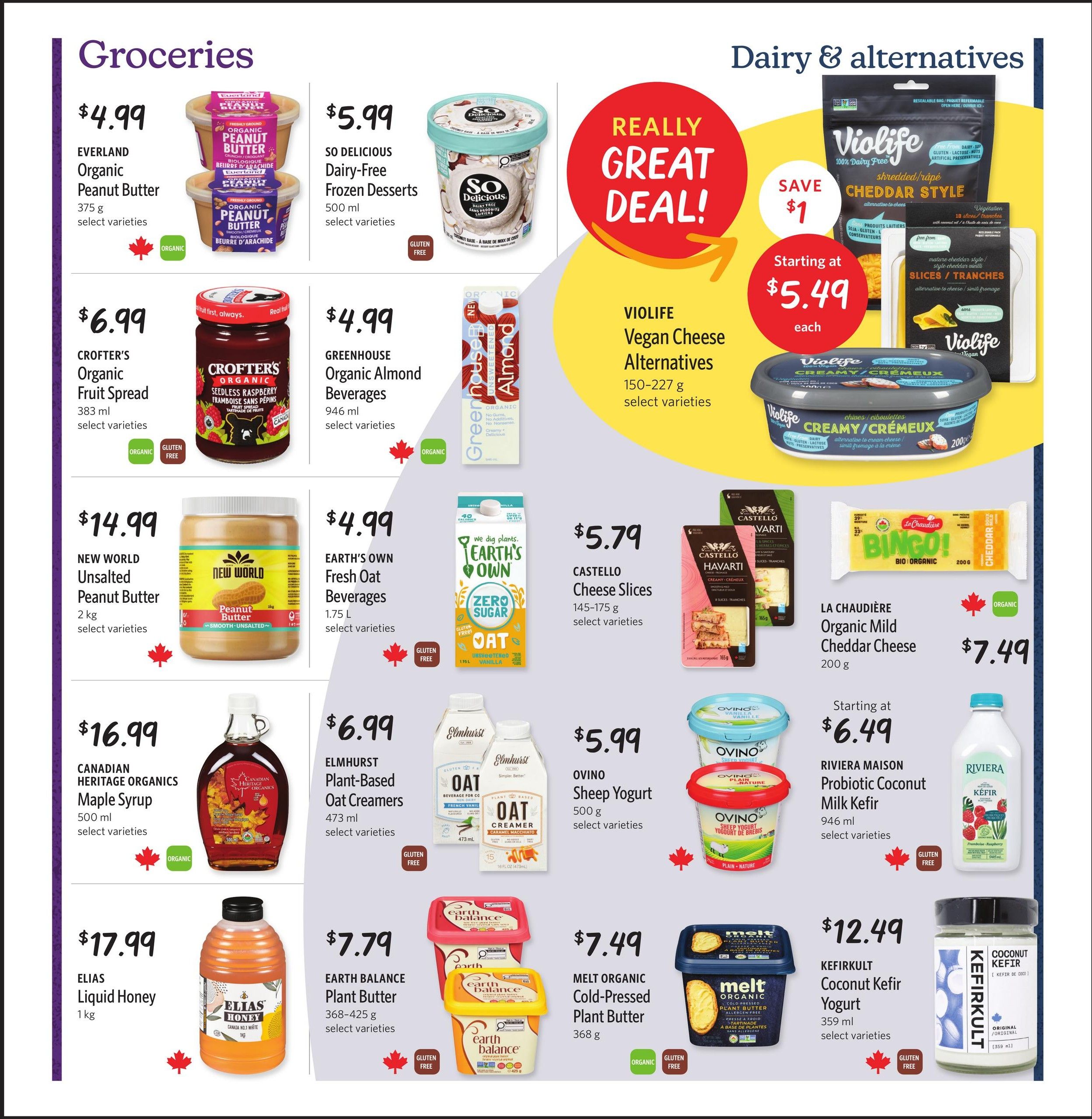 Nature's Fare Markets Flyer August 27 to September 9