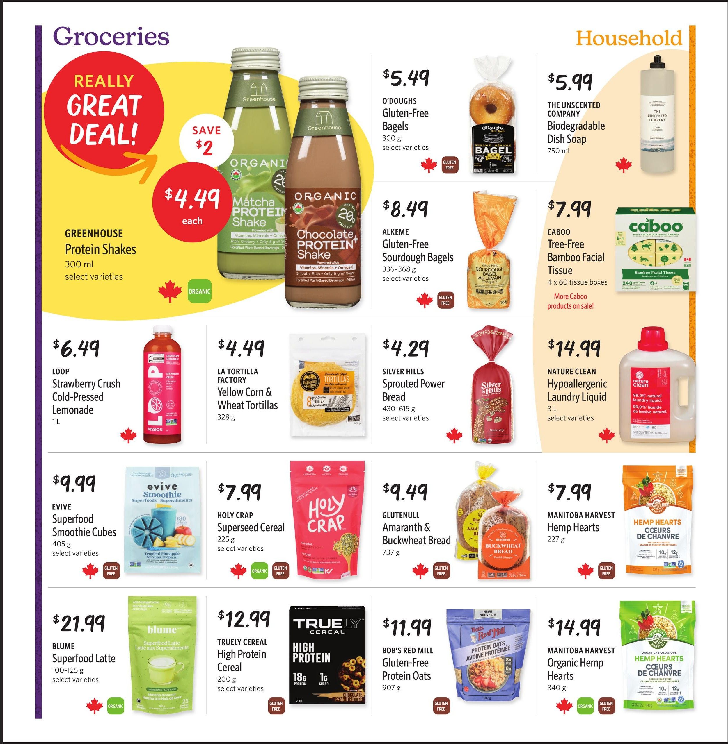 Nature's Fare Markets Flyer August 27 to September 9