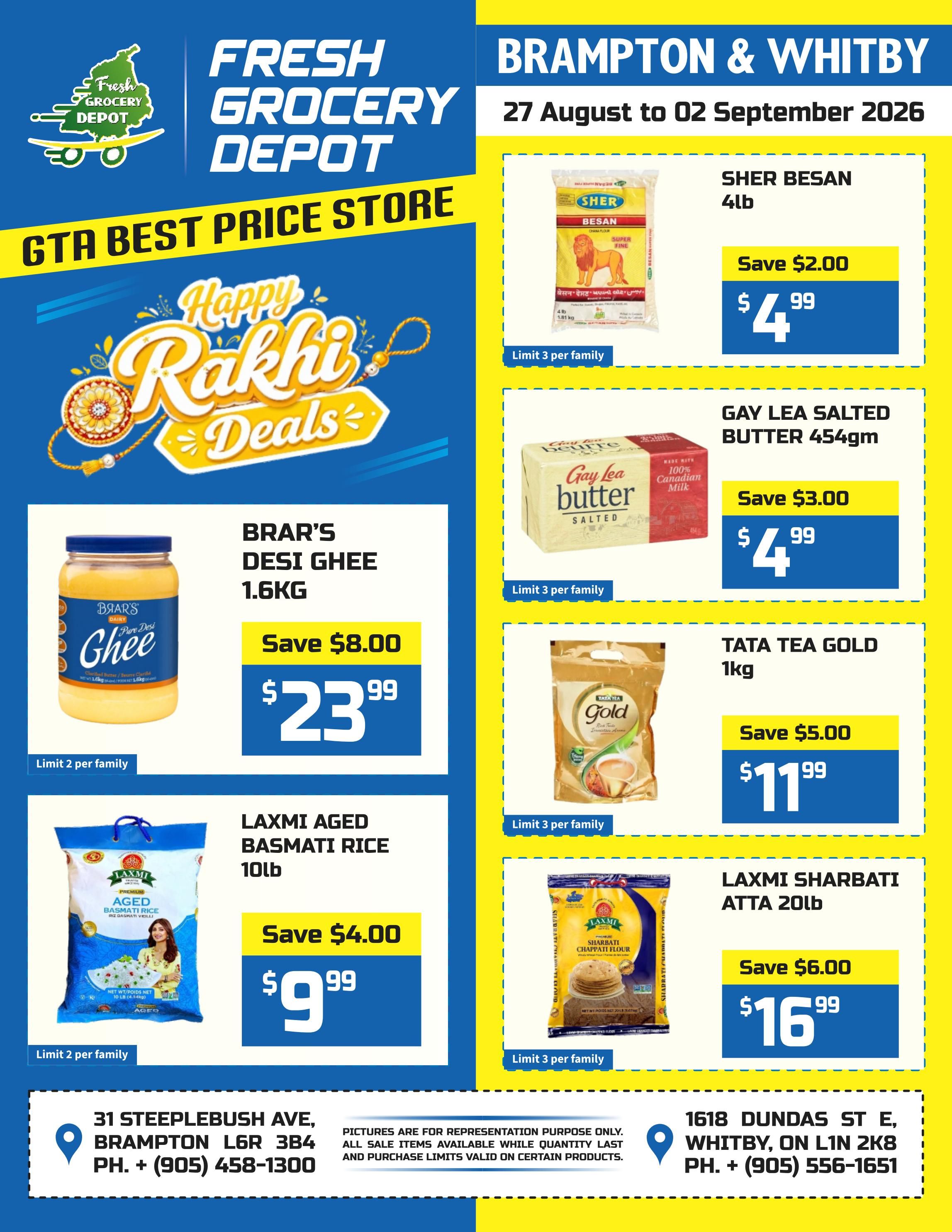 Fresh Grocery Depot Flyer August 27 to September 2