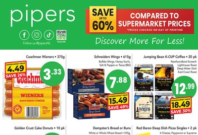 Pipers Superstore Flyer August 27 to September 2