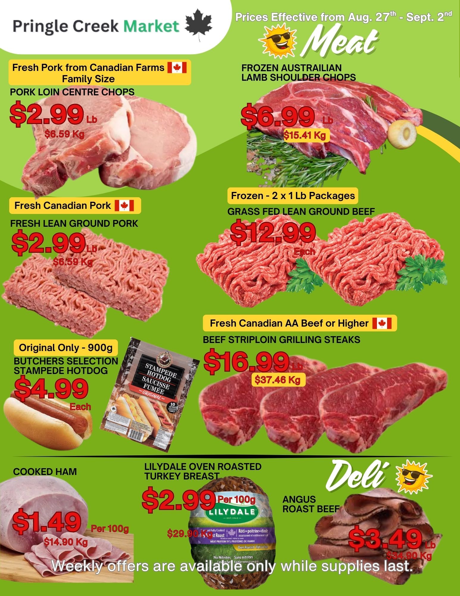 Pringle Creek Market Flyer August 27 to September 2