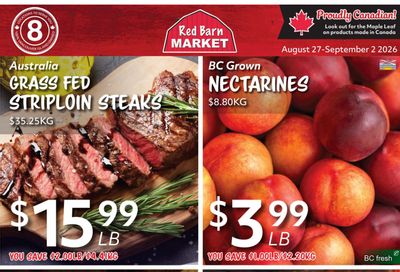Red Barn Market Flyer August 27 to September 2