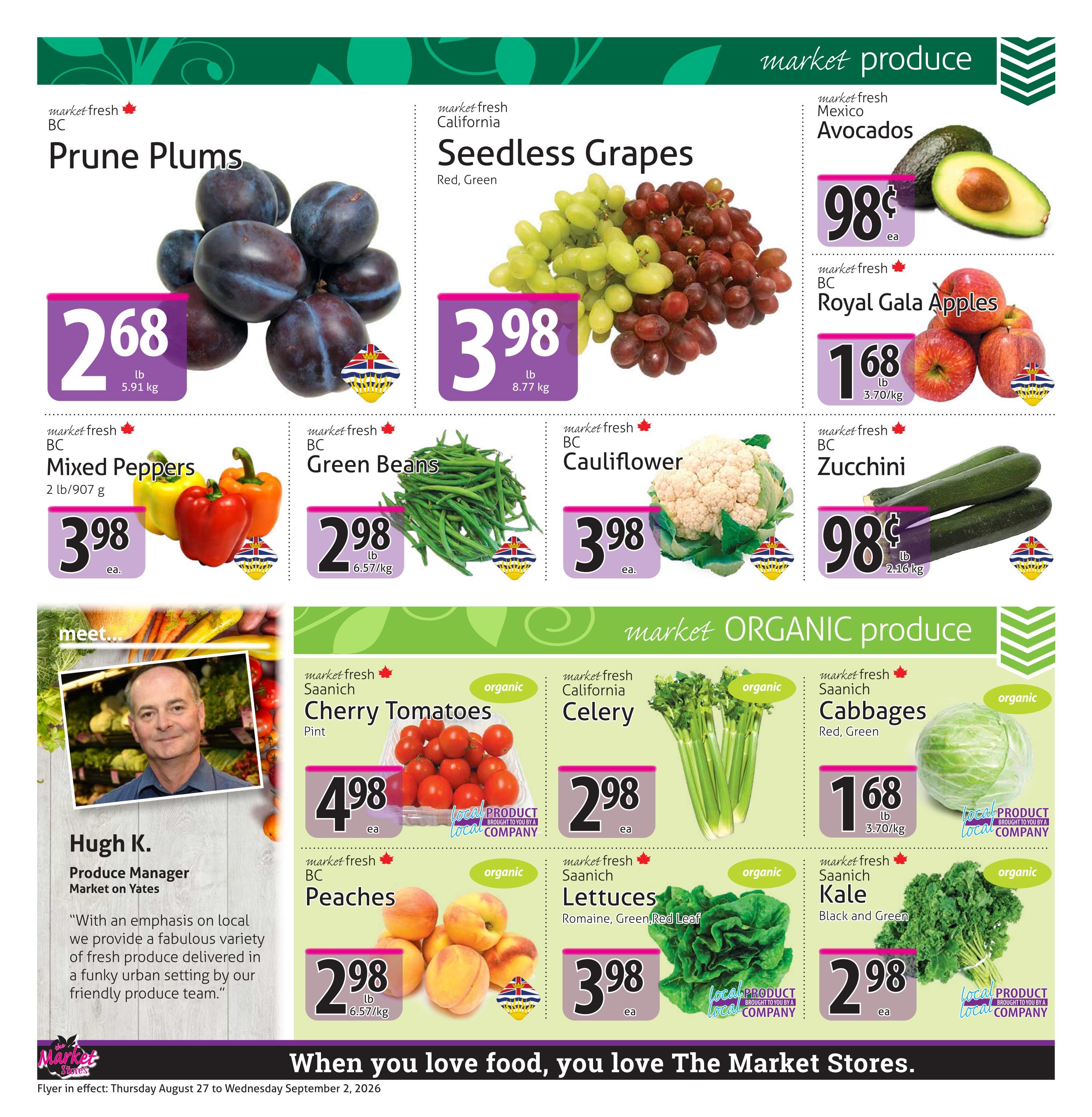The Market Stores Flyer August 27 to September 2