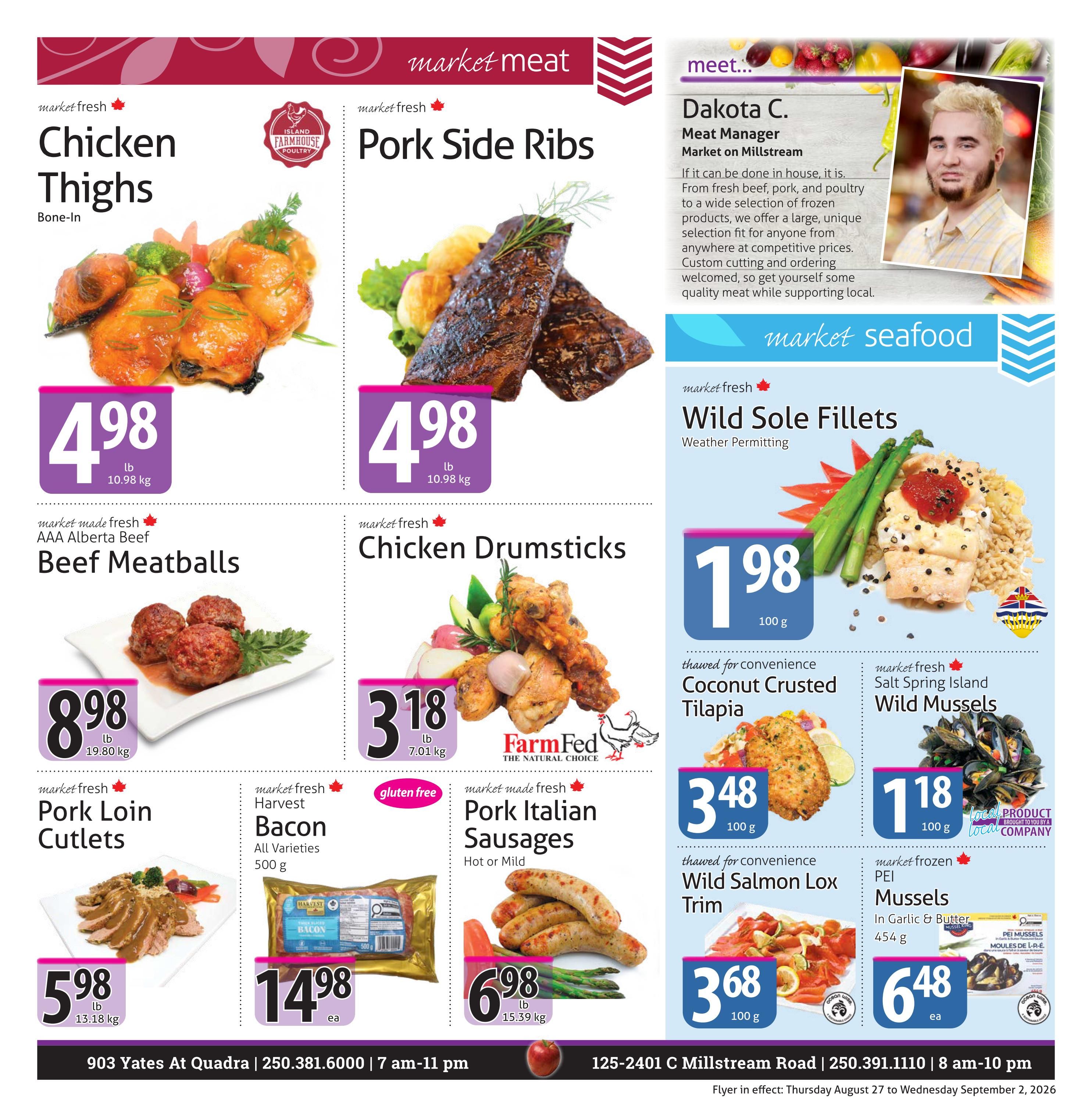 The Market Stores Flyer August 27 to September 2