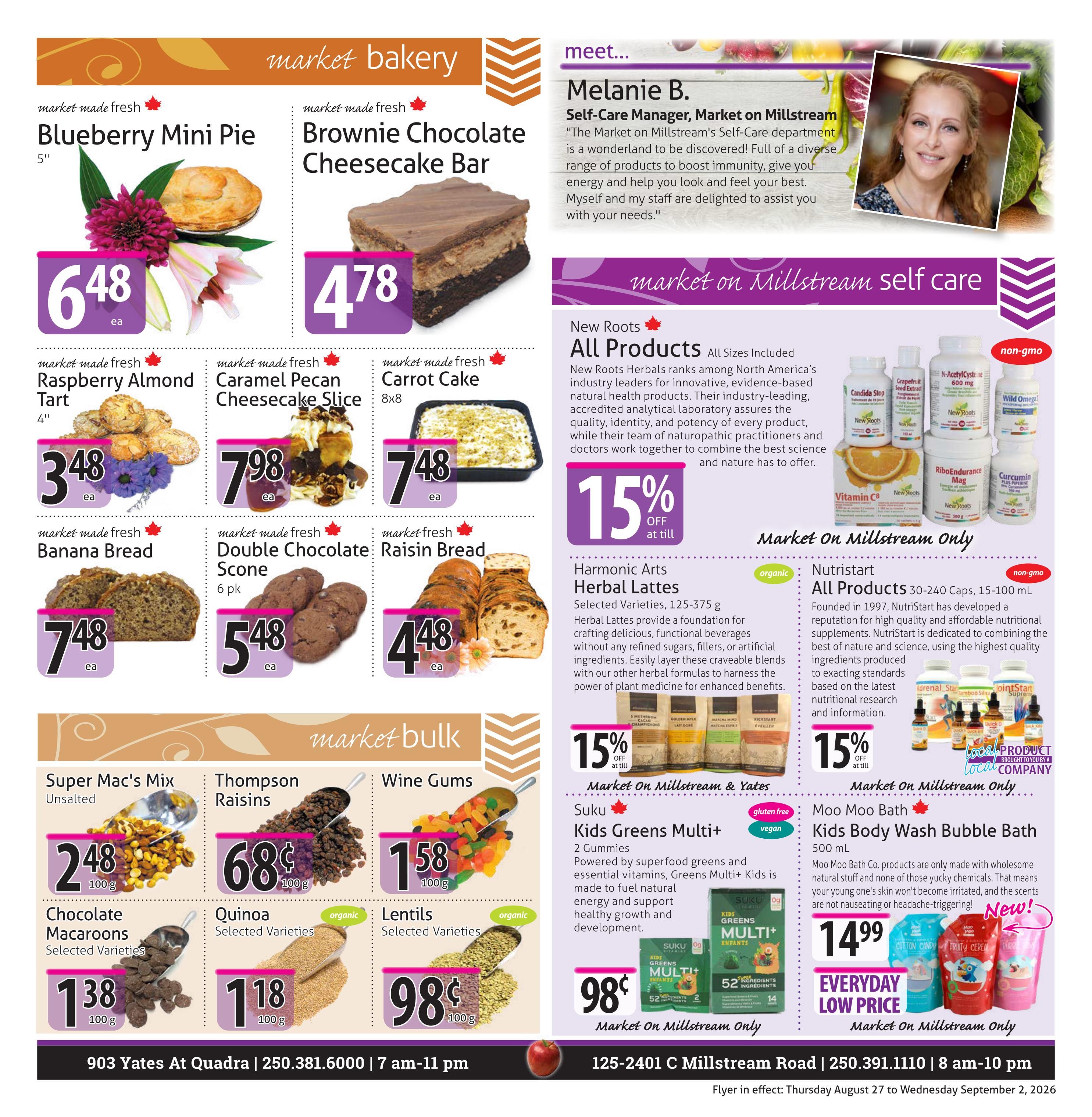 The Market Stores Flyer August 27 to September 2