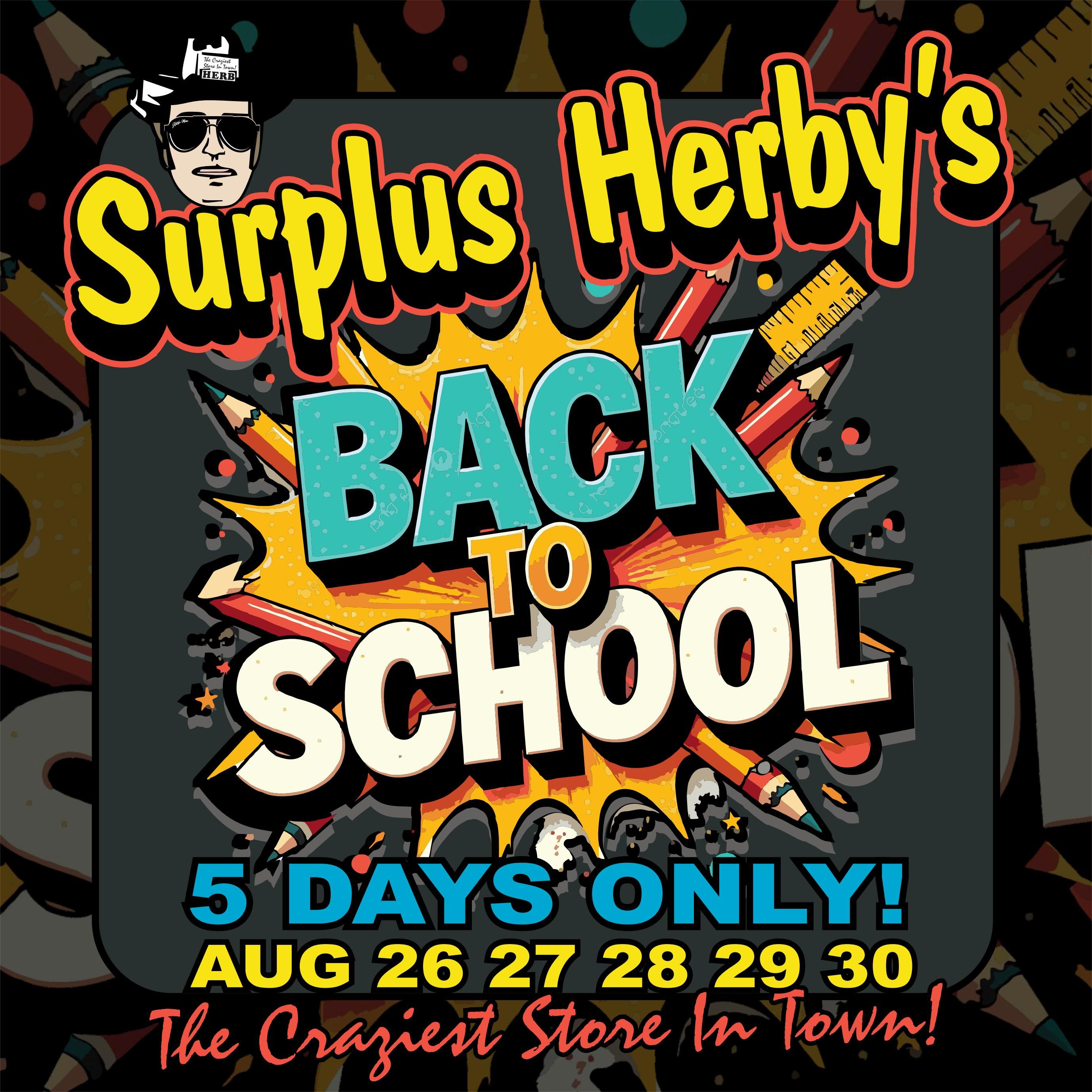 Surplus Herby’s Flyer August 26 to 30