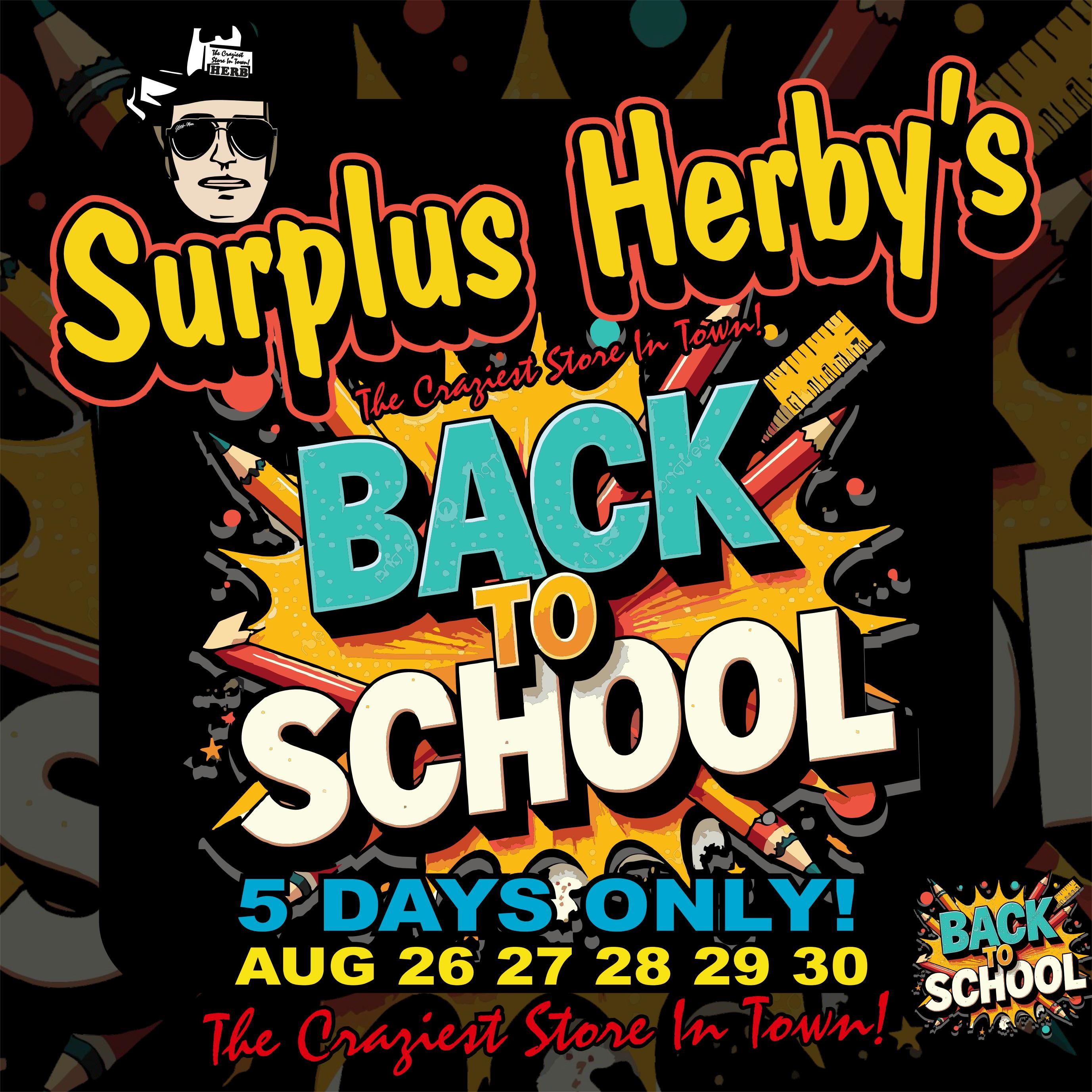 Surplus Herby’s Flyer August 26 to 30