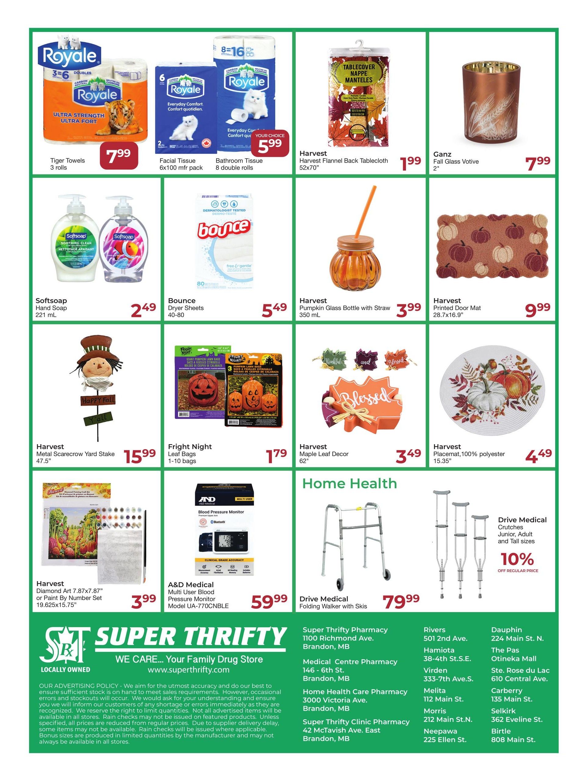 Super Thrifty Flyer August 27 to September 5