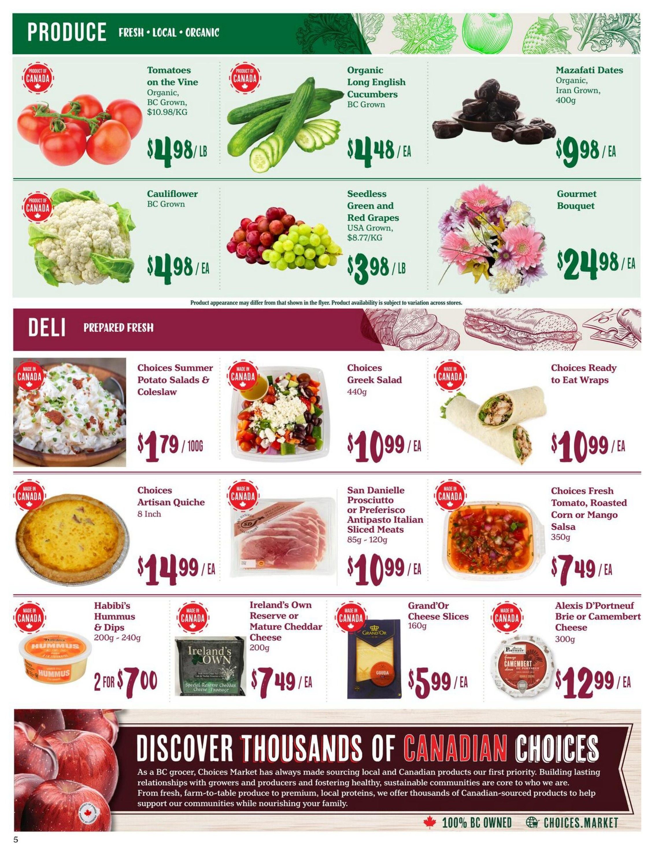Choices Market Flyer August 27 to September 2