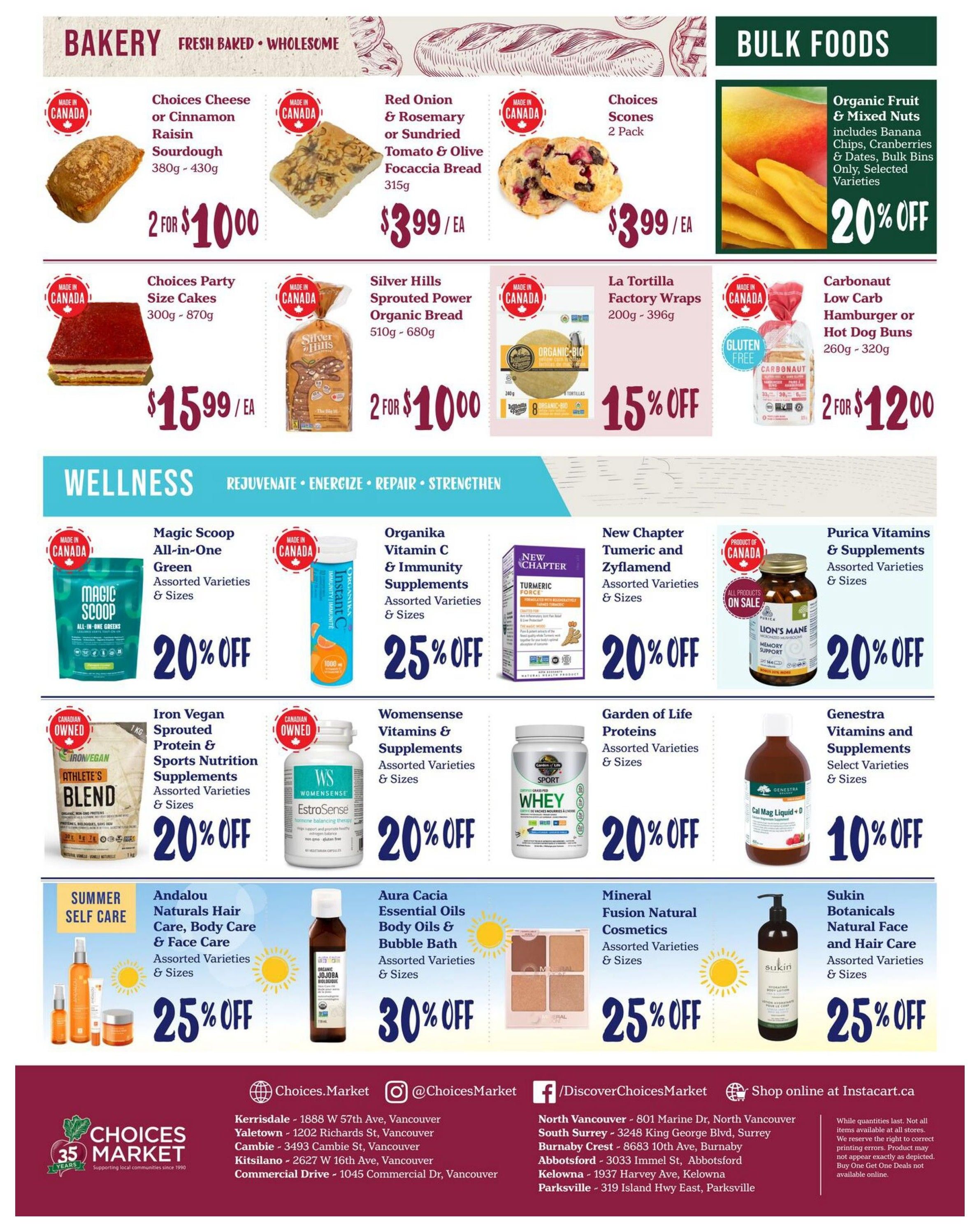 Choices Market Flyer August 27 to September 2