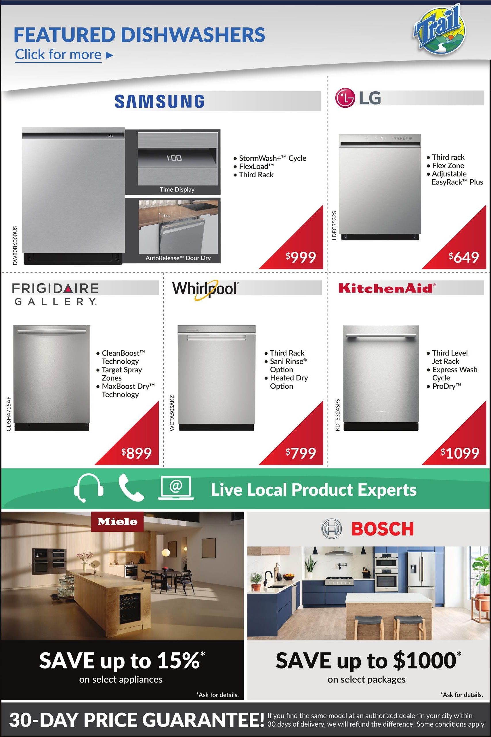 Trail Appliances (AB & SK) Flyer August 27 to September 2