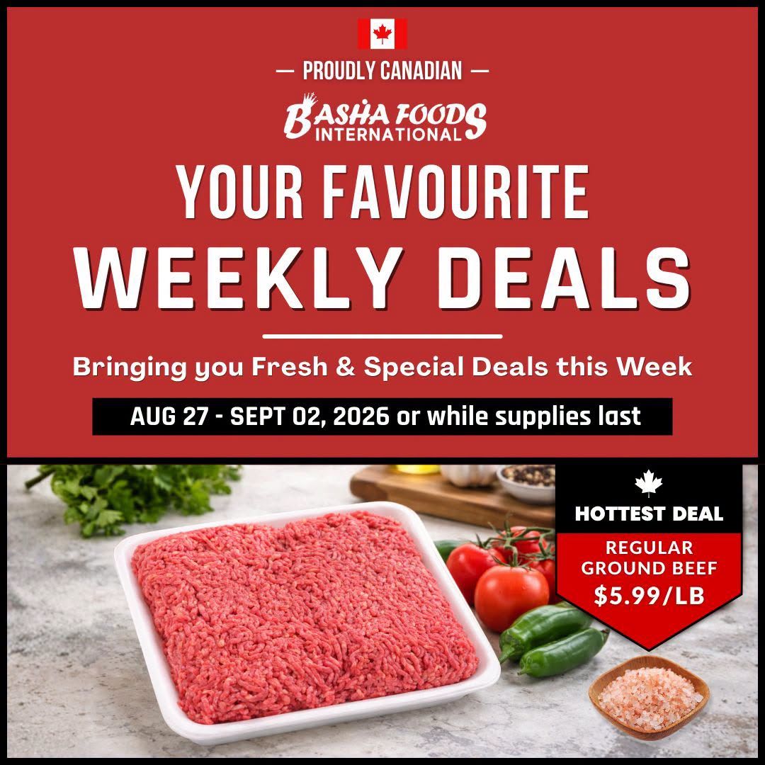 Basha Foods International Flyer August 27 to September 2