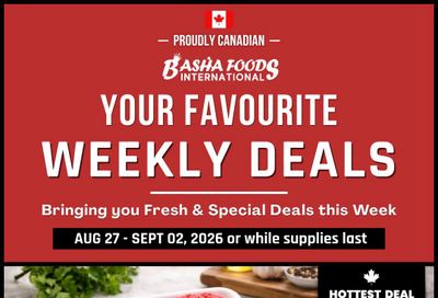 Basha Foods International Flyer August 27 to September 2
