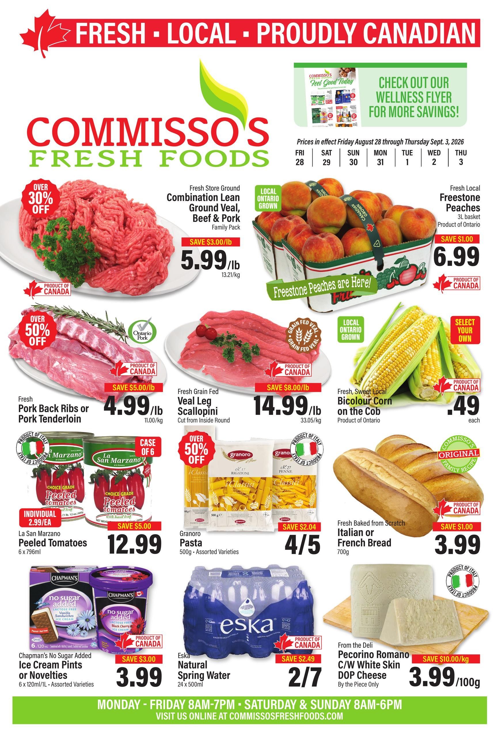 Commisso's Fresh Foods Flyer August 28 to September 3