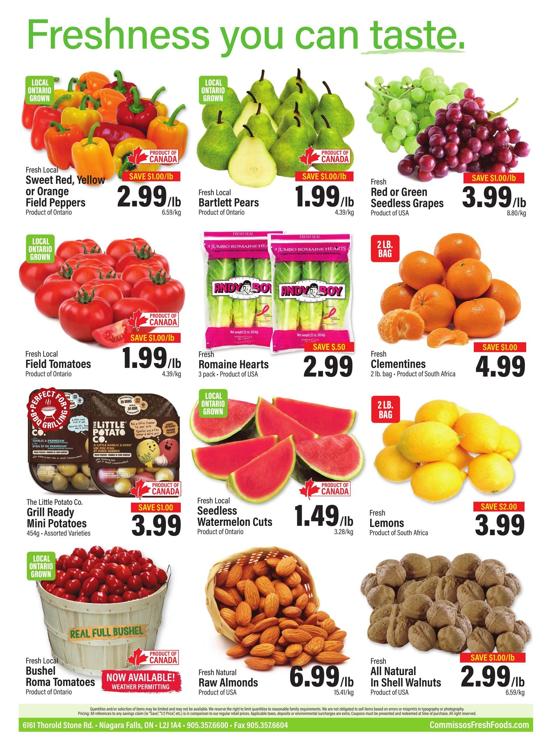 Commisso's Fresh Foods Flyer August 28 to September 3