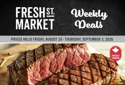 Fresh St. Market Flyer August 28 to September 3