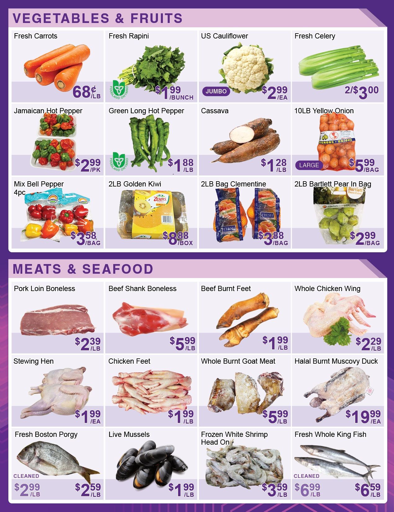 FreshPro Foodmart (Mississauga) Flyer August 28 to September 3
