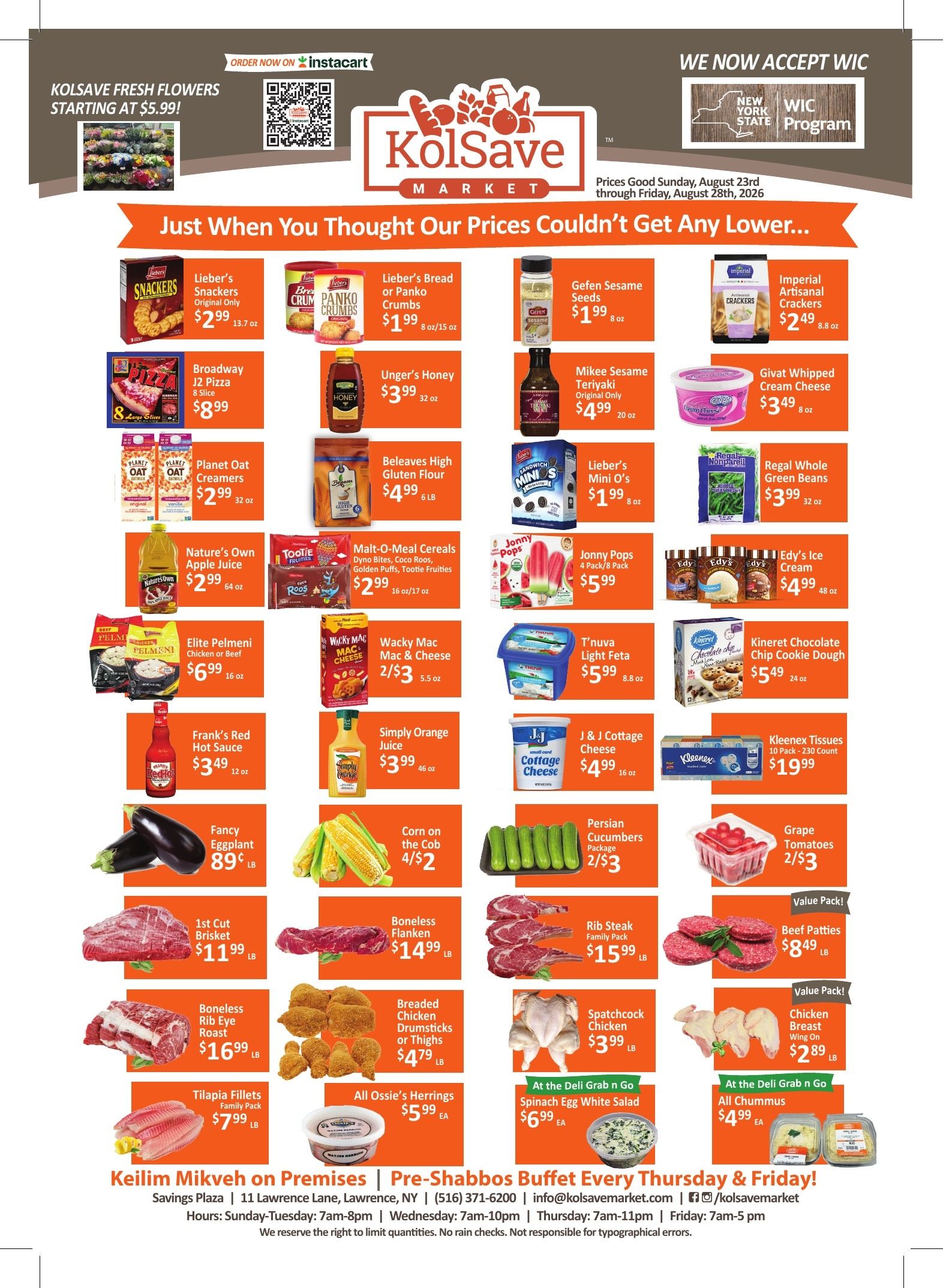 KolSave Market Weekly Ad August 23 - 28, 2026