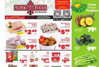 Super A Foods Weekly Ad August 26 - September 1, 2026