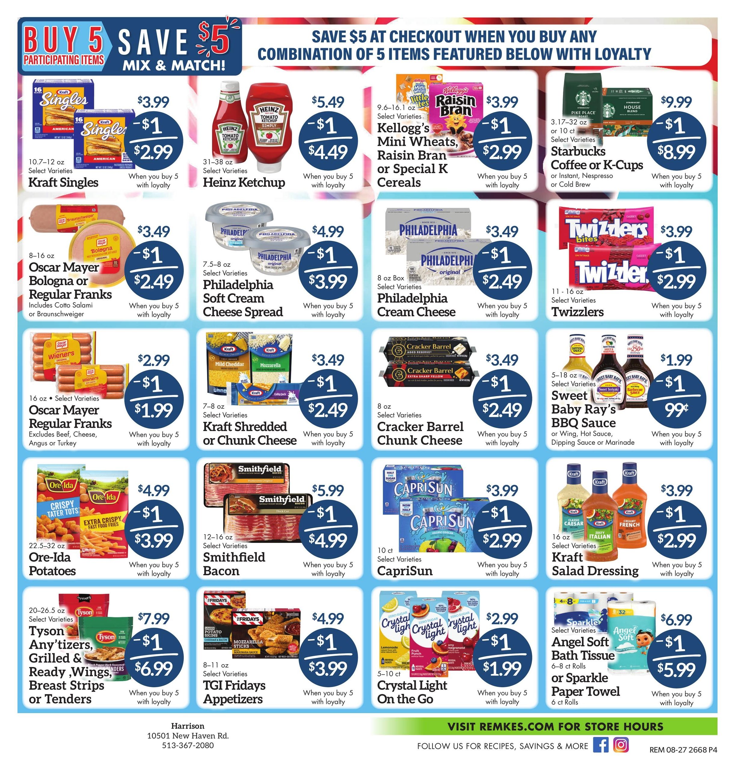 Remke Markets (Brookville Area, IN) Weekly Ad August 27 - September 2, 2026