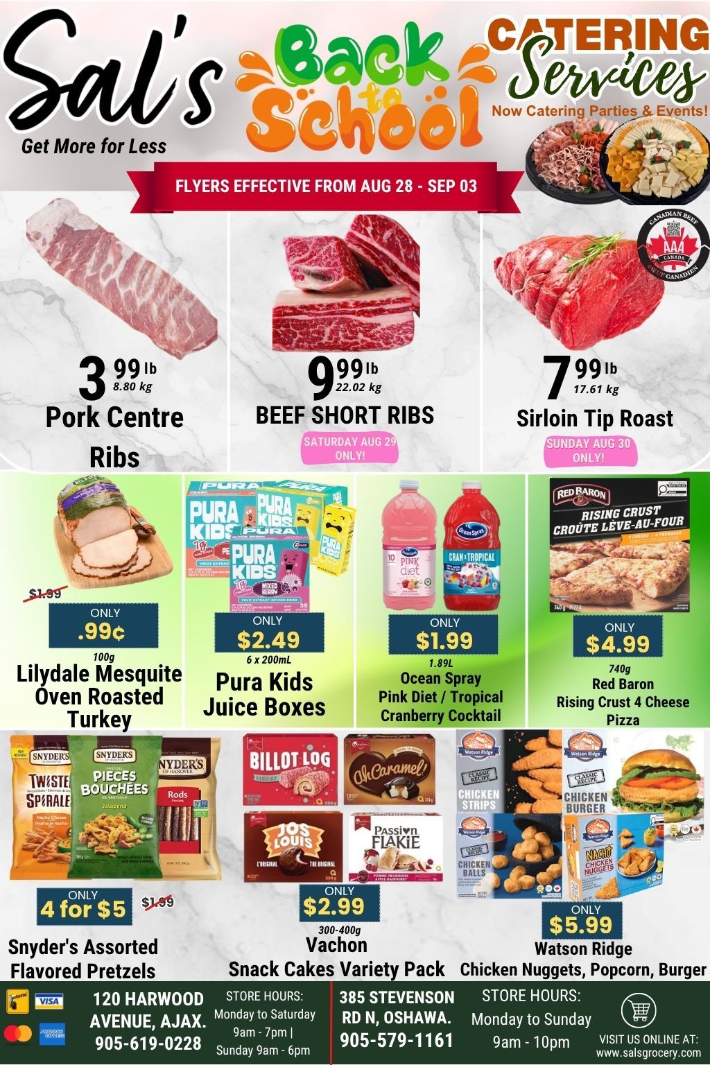 Sal's Grocery Flyer August 28 to September 3